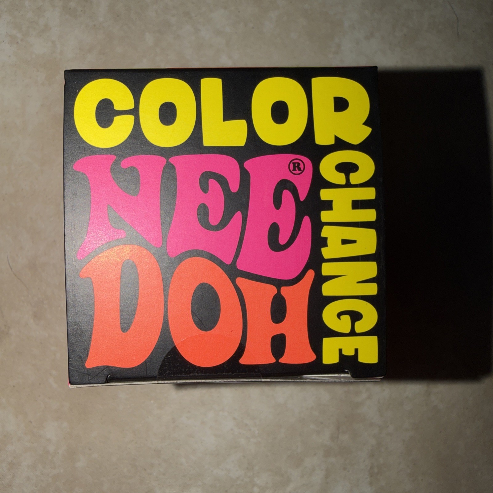 Nee Doh Color Changing ball blue/purple Multicolor Tactile Squeeze Toy