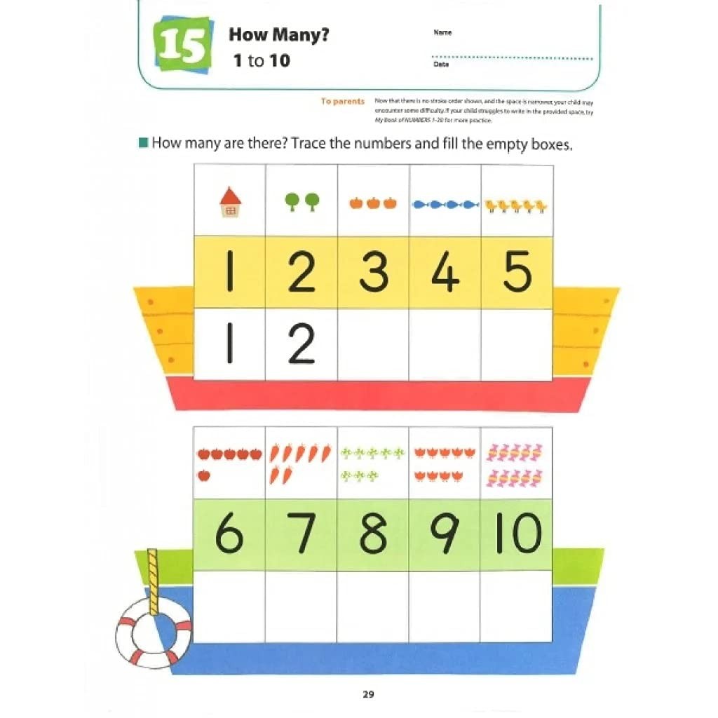 Kumon Are You Ready for Kindergarten? Math Skills (Preschool Workbook), Ages…