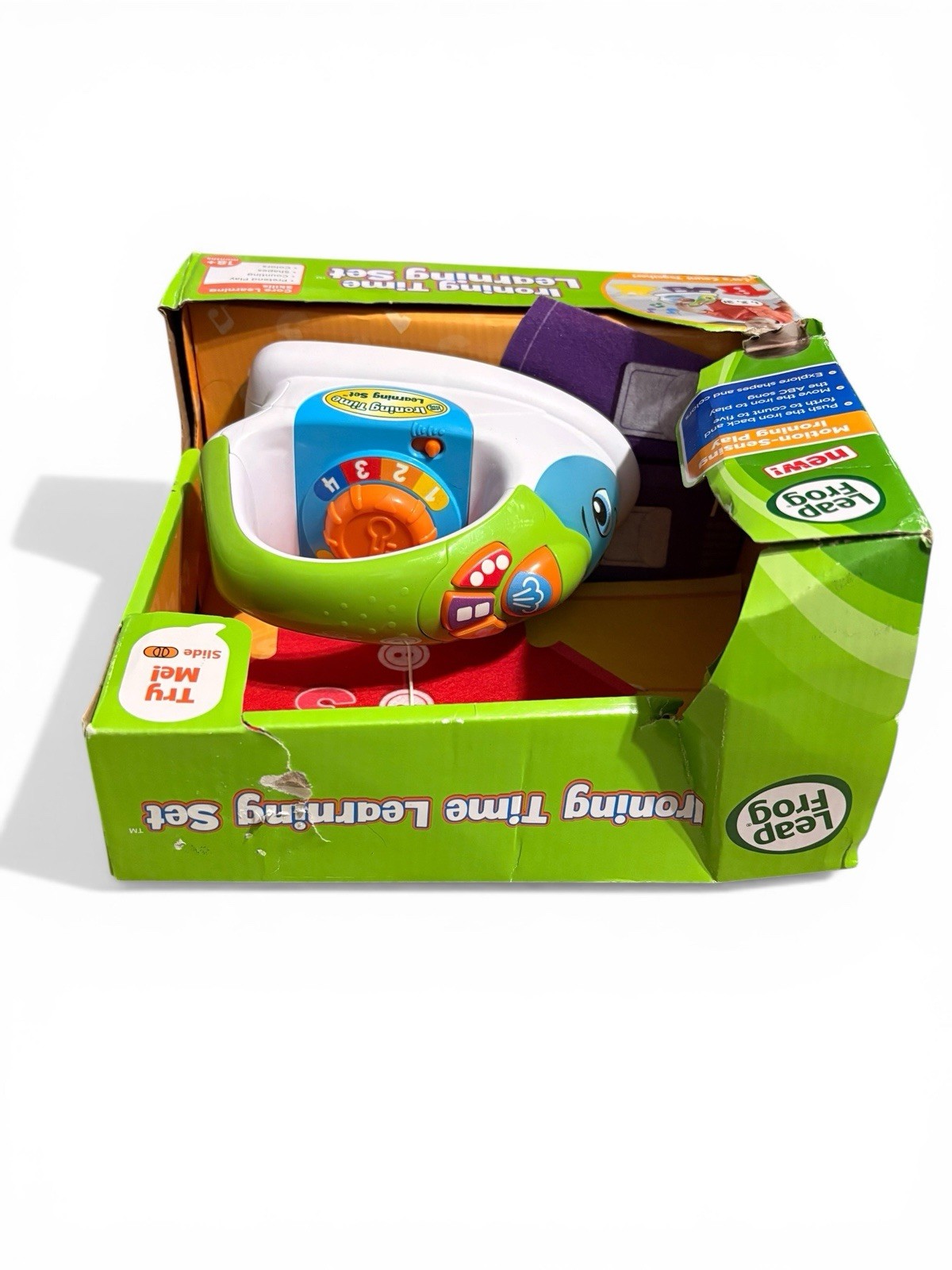 New LEAPFROG Ironing Time Learning Set – Motion-Sensing Play Toy 18mo+ See Desc