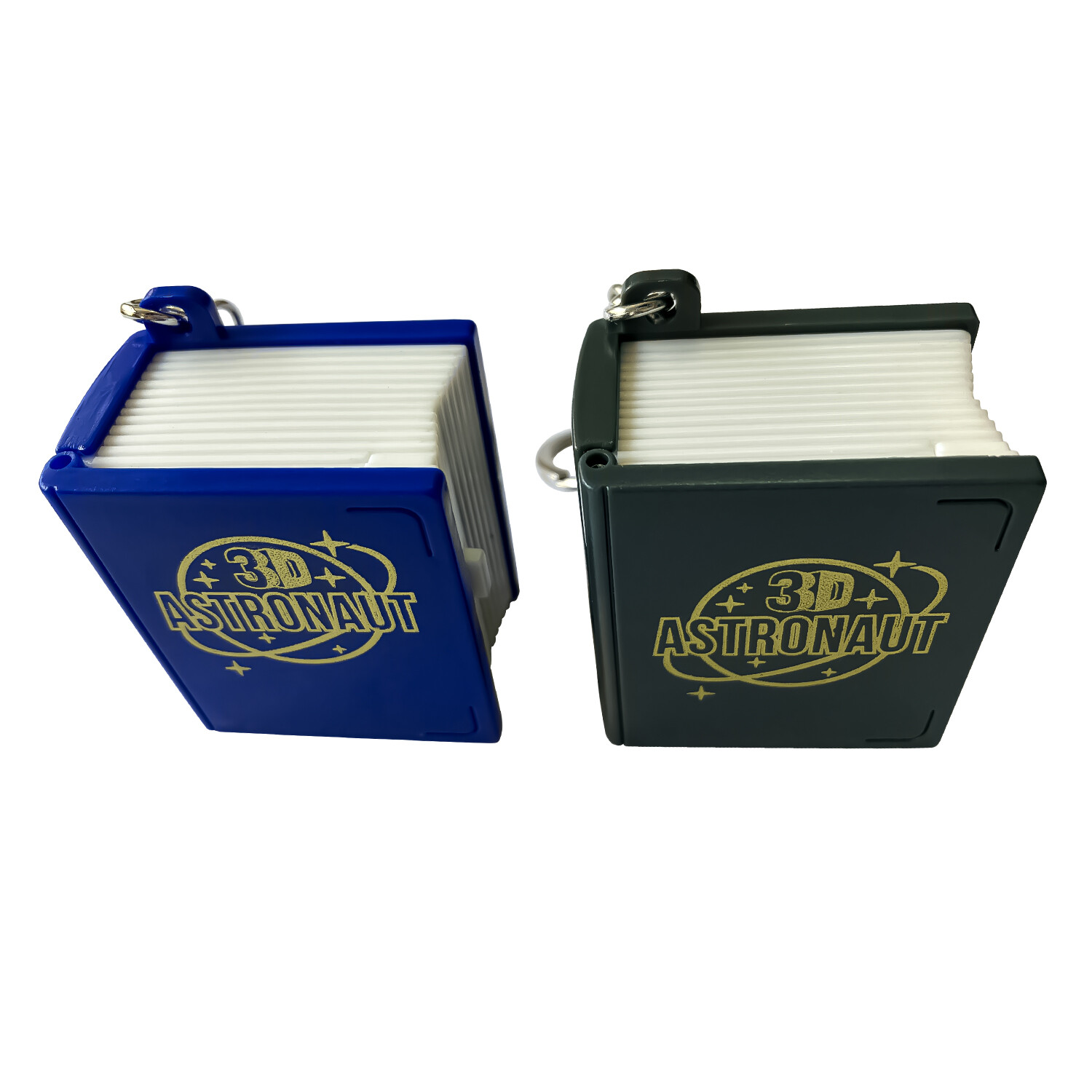 3D Dinosaur Stereoscopic Book Pop Up Astronaut Castle Basketball Key Chain x 2