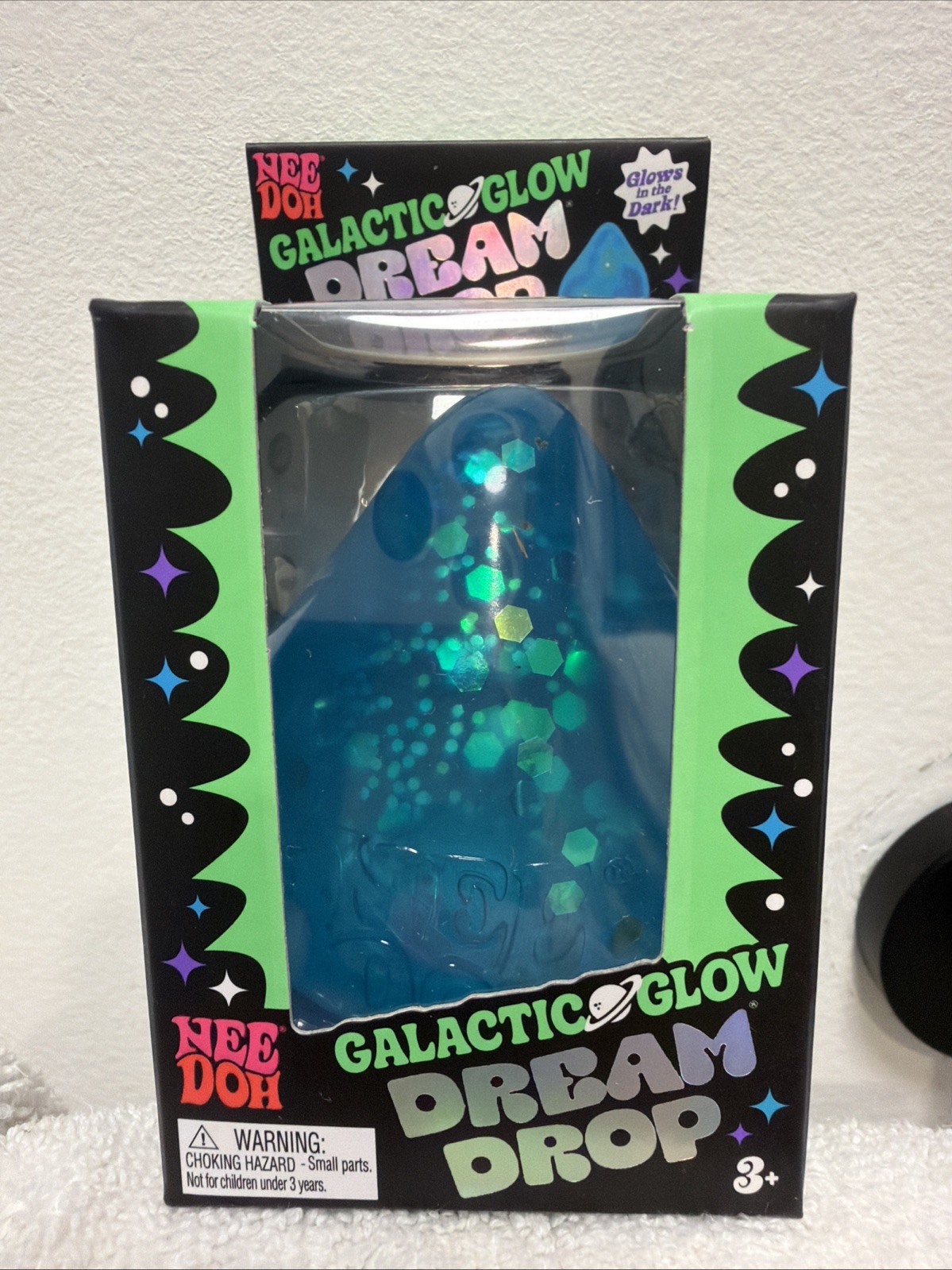 BLUE Needoh Nee Doh Galactic Glow Dream Drop EXTREMELY RARE AUTHENTIC