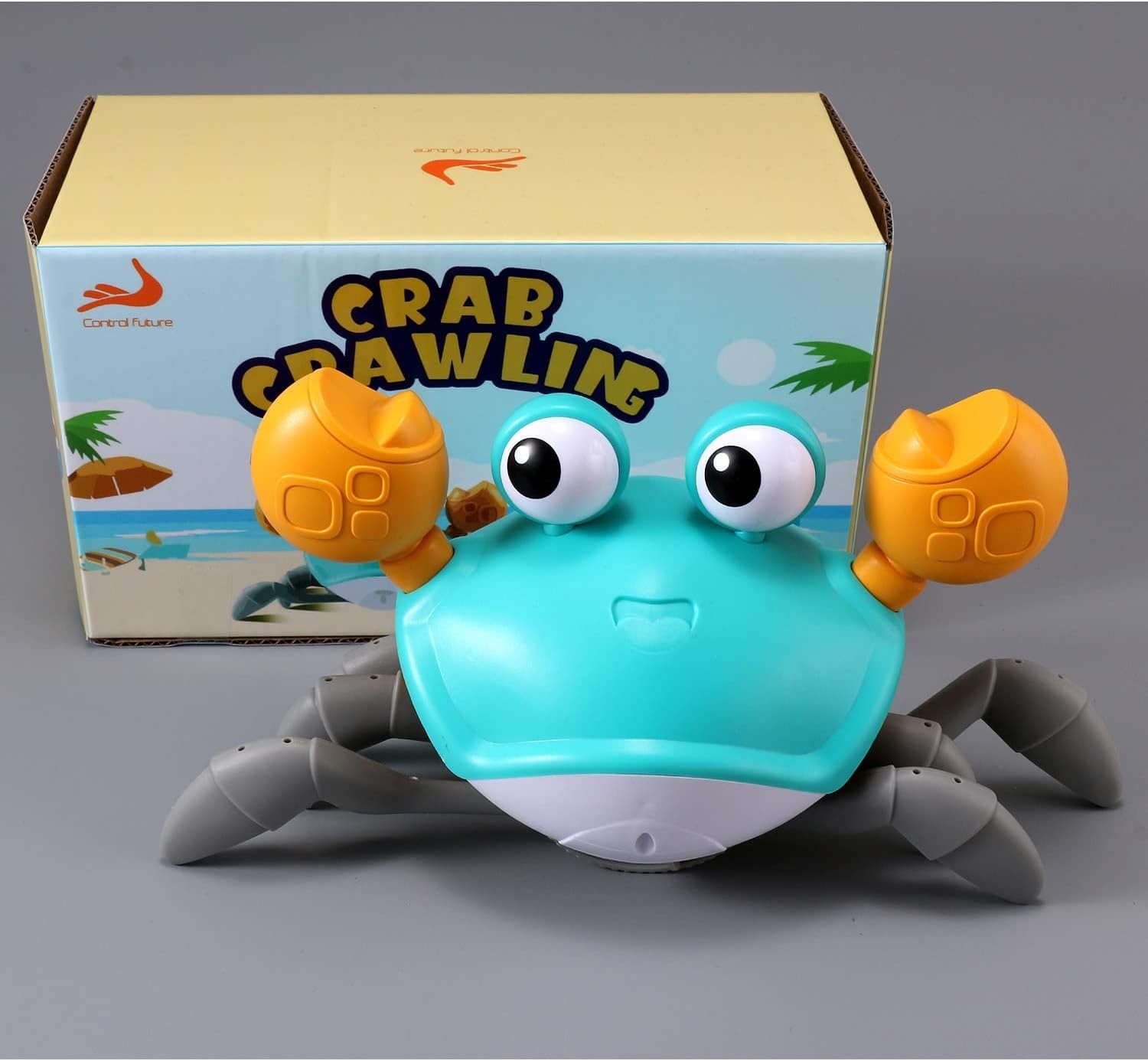 Crawling Crab Baby Toy – Infant Tummy Time Toys 3 4 5 6 7 8 9 …