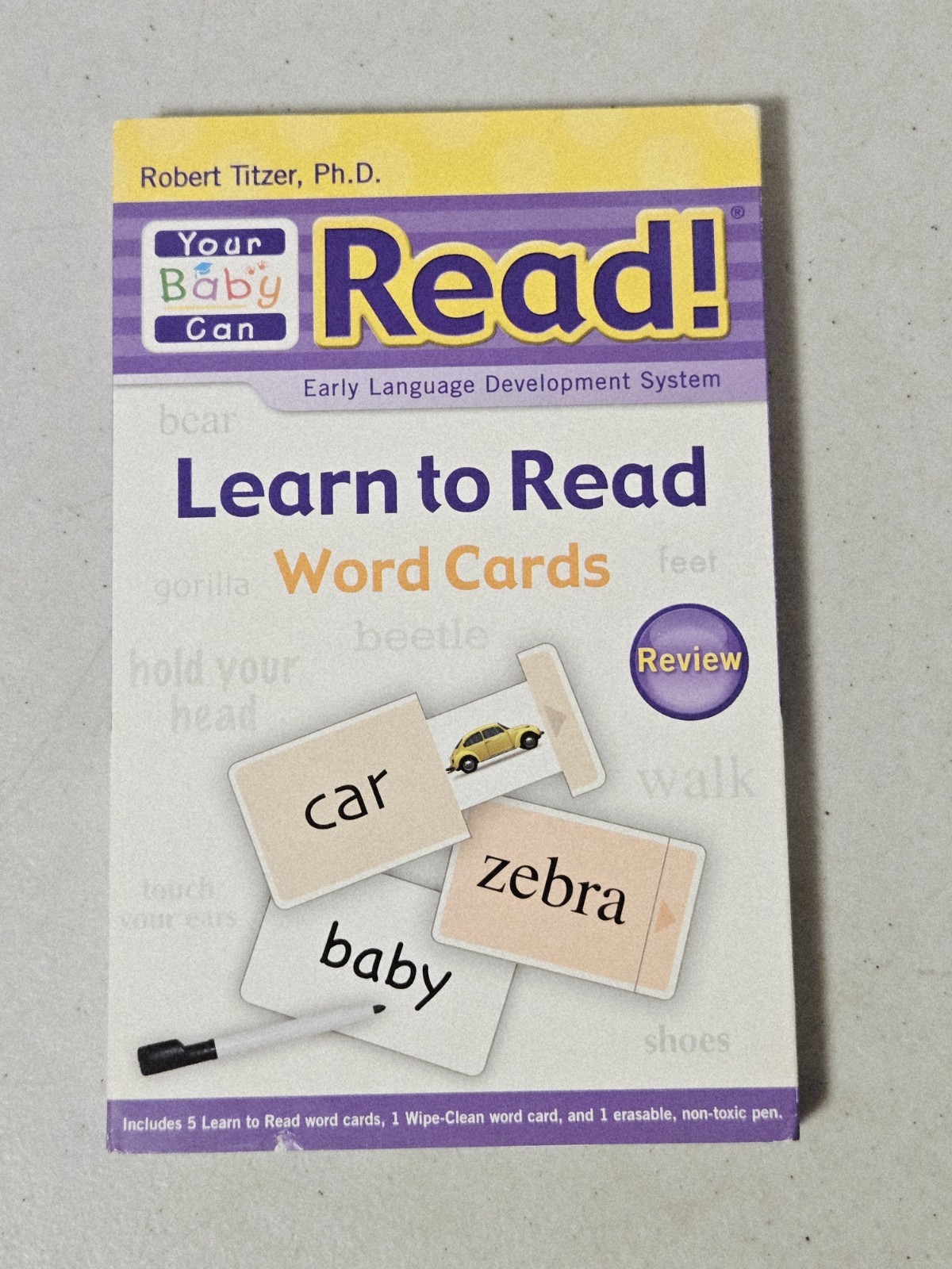 Your Baby Can Read Early Language Development System, Robert Titzer, Ph.D. – Lot