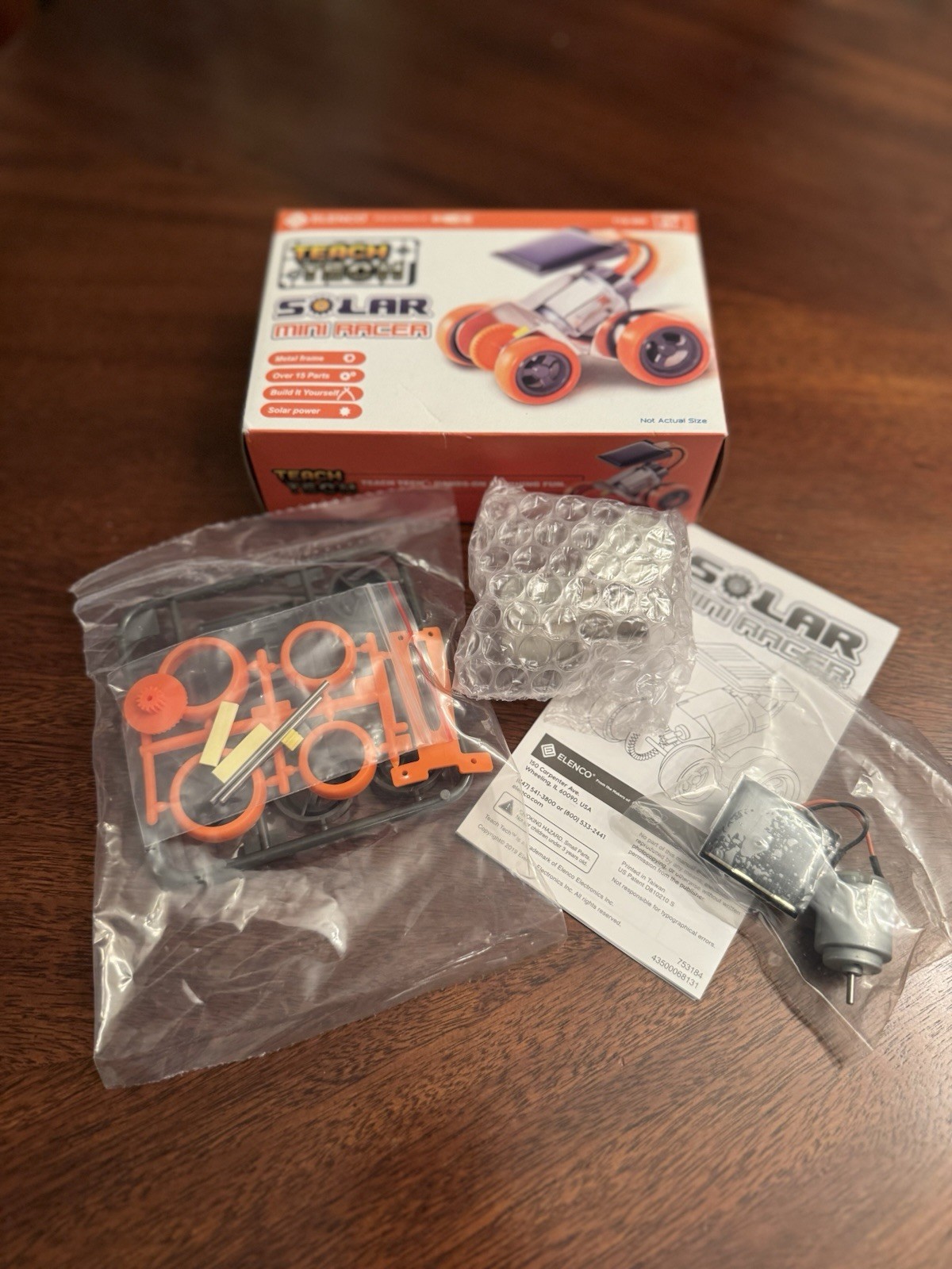 Elenco Teach Tech Solar Mini Racer Kit TTG-681 Ages 8+ 8-11 Years 2021 STEM Toy