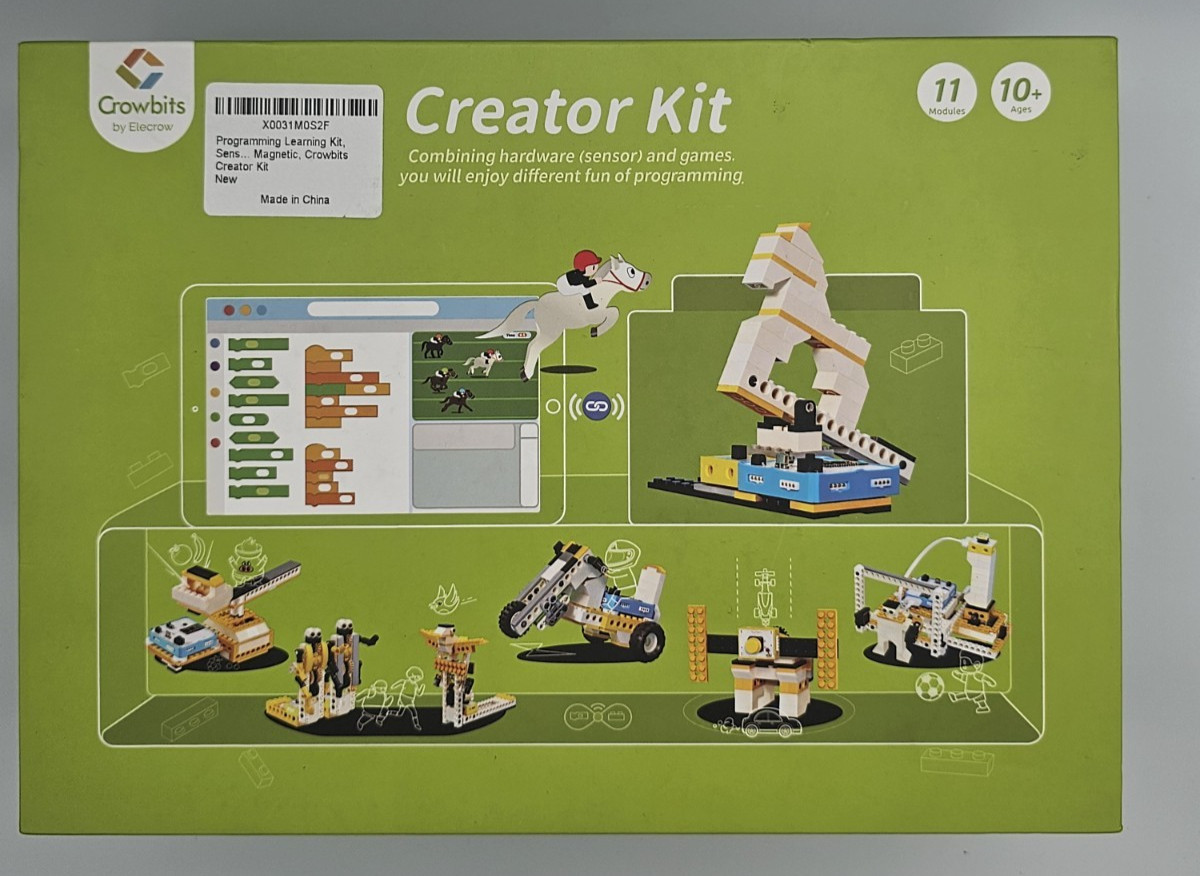 Creator Kit Crowbits by Elecrow Arduino, 12-in-1 STEM Toy for Kids – New