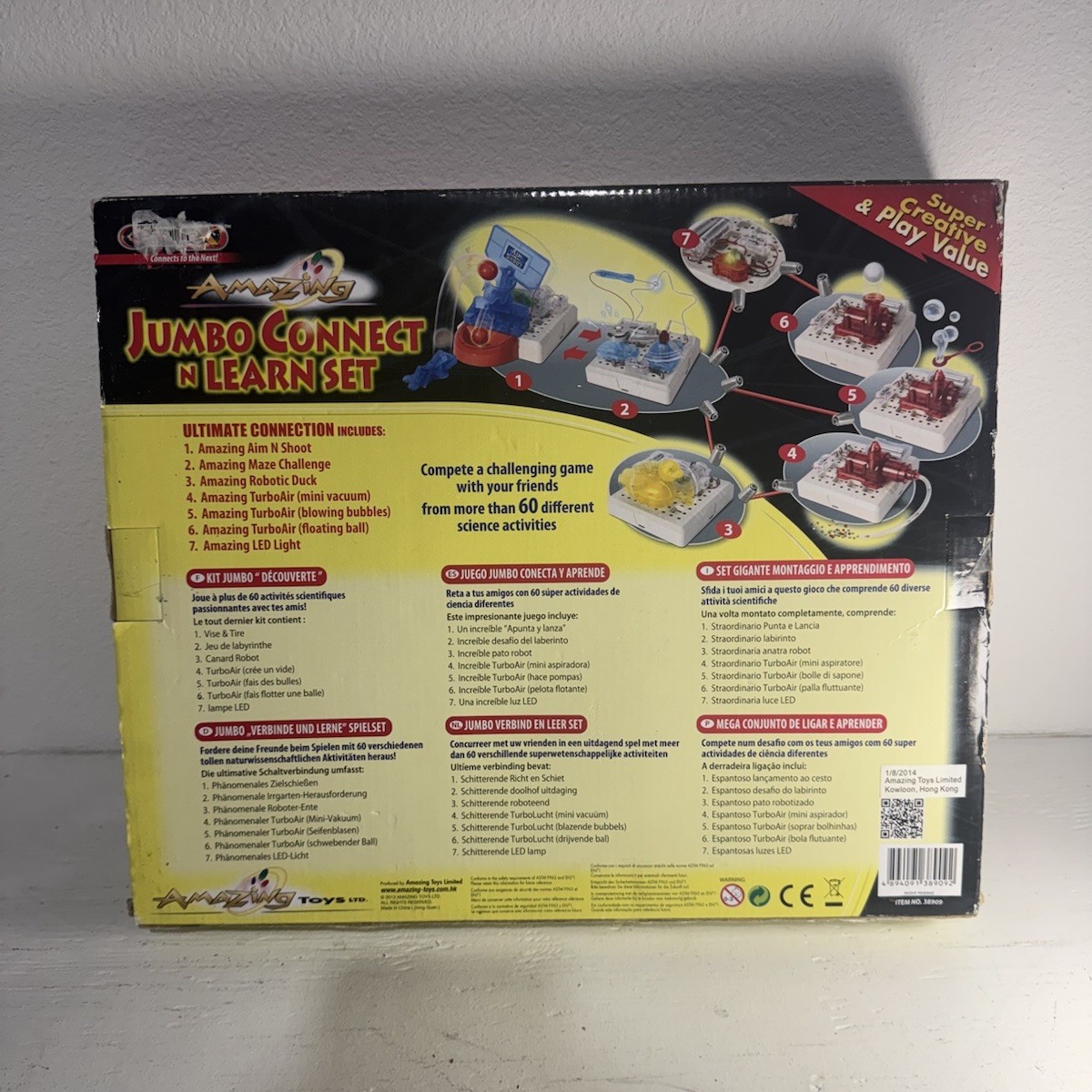 Connex Jumbo Connect N Learn Set Amazing Toys 2014 Science Complete