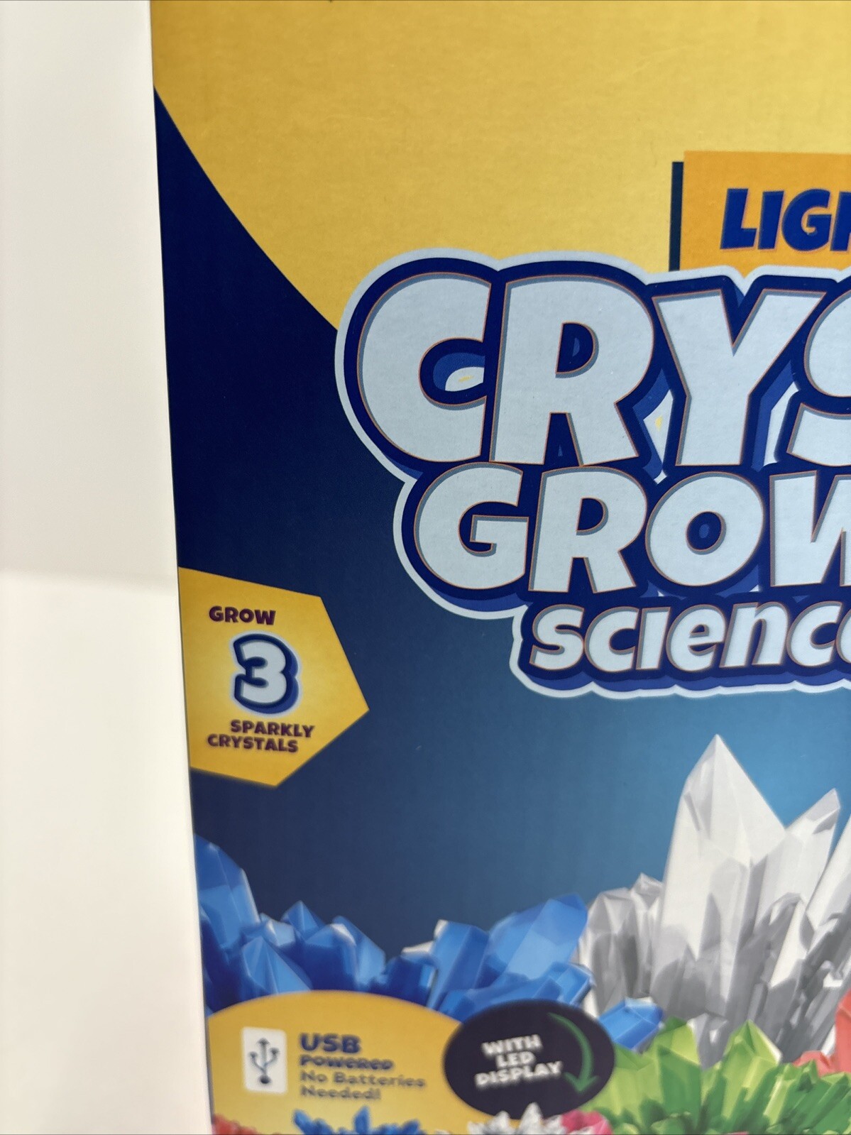 Dan&Darci Light up Crystal Growing Science Kit W/LED Display USB Powered