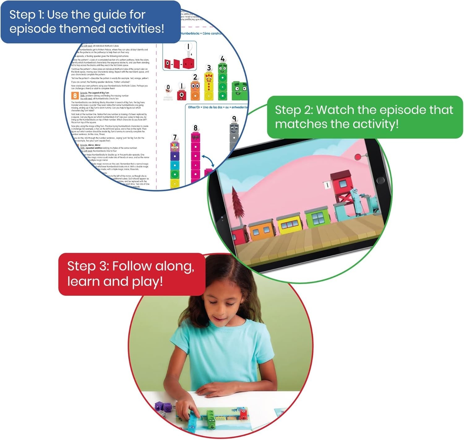 Official BBC Numberblocks Activity Set – 30 Engaging Math Games for Kids Age 3-5