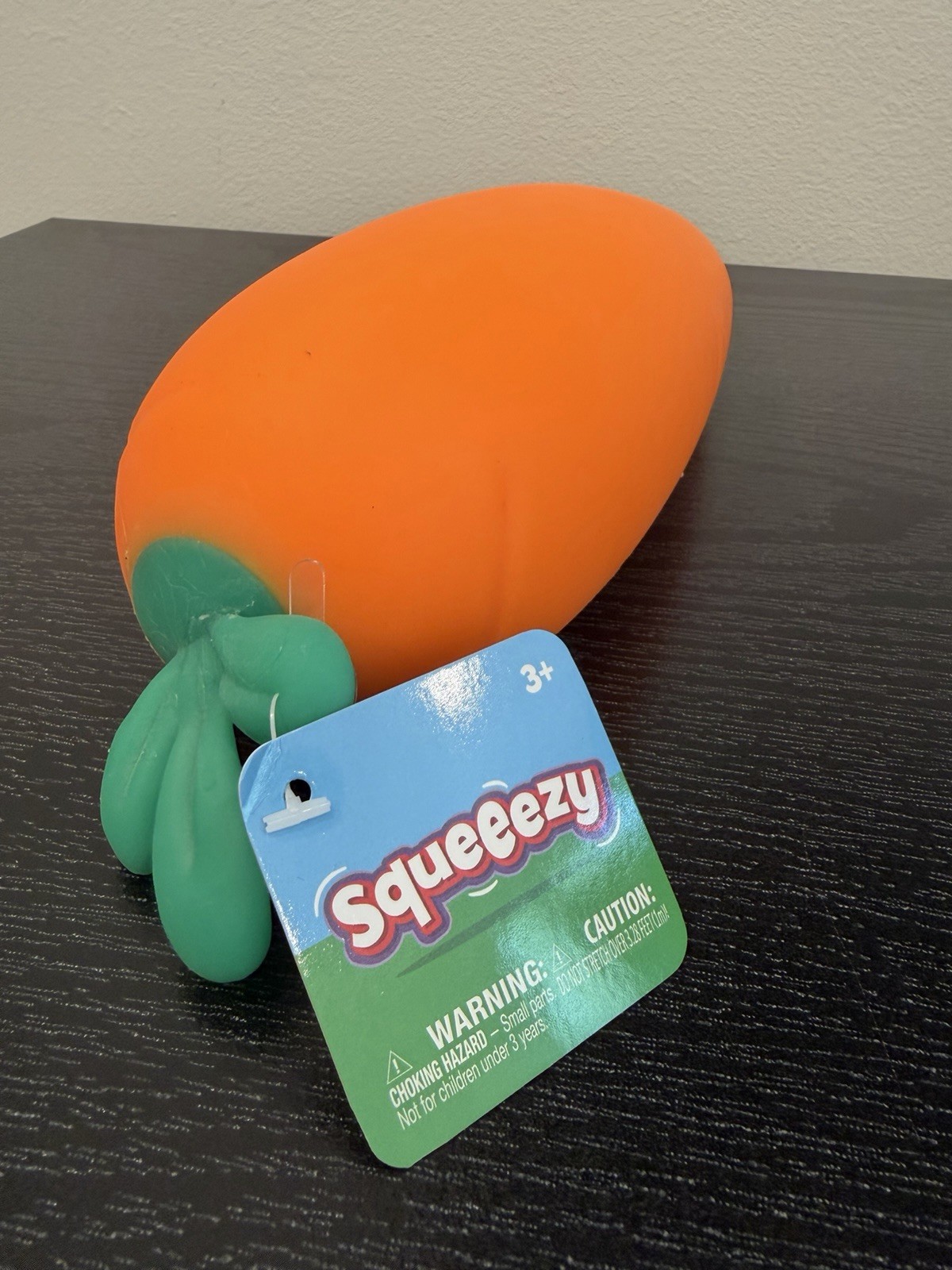 New Viral Sunny Days Toy Mendous Jumbo Squeeezy Carrott Toy Sensory Relief