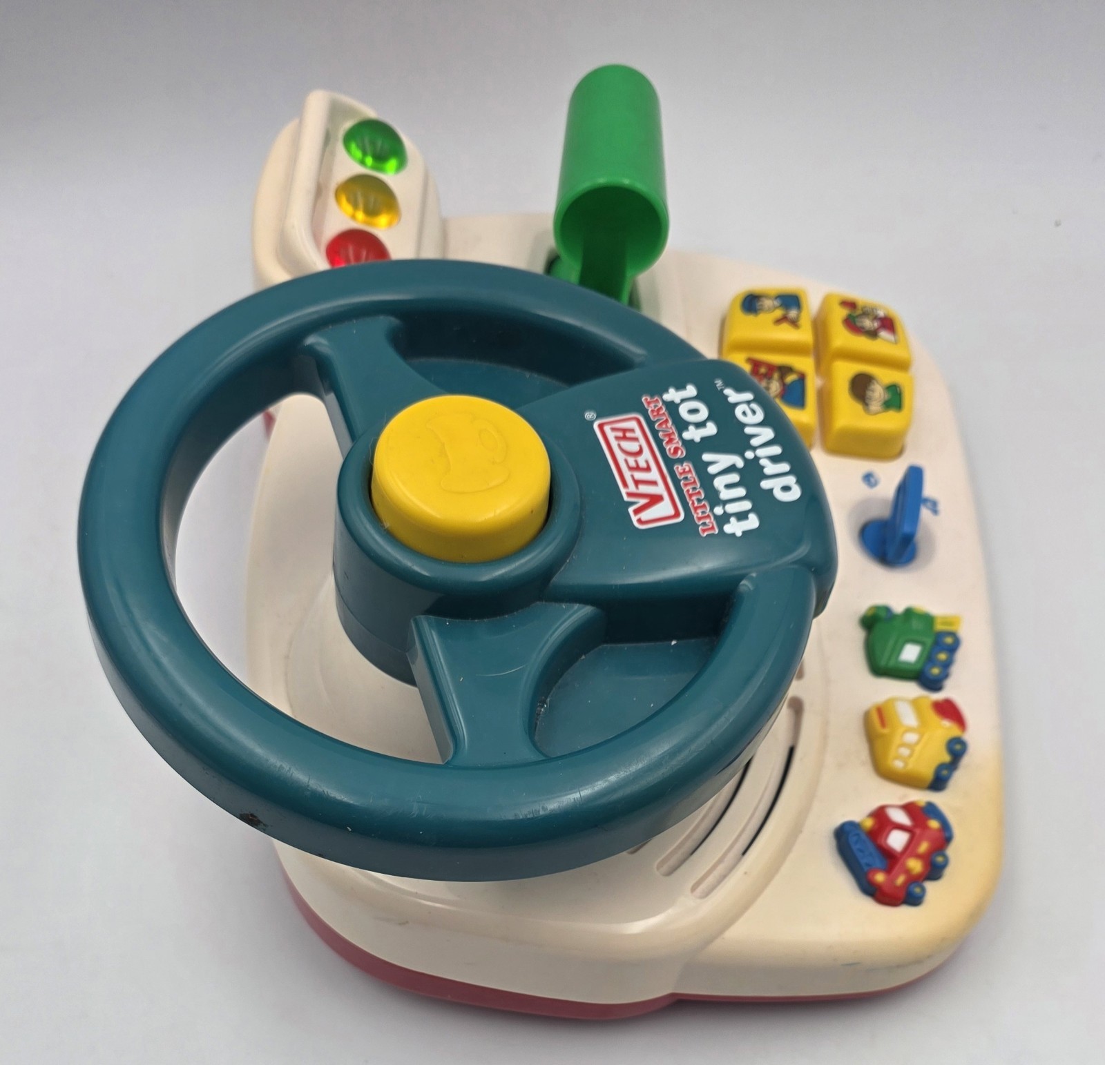 Vtg VTech Little Smart Tiny Tot Driver Interactive Educational Toy (Working)