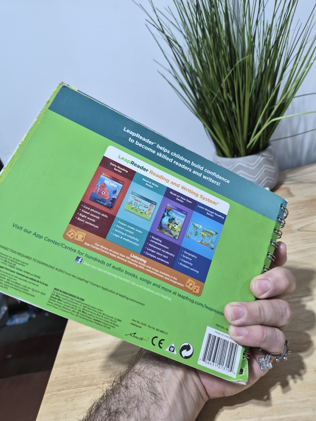 LeapFrog LeapReader Book Learn to Write Letters with Mr. Pencil PAGES RIPPED OUT