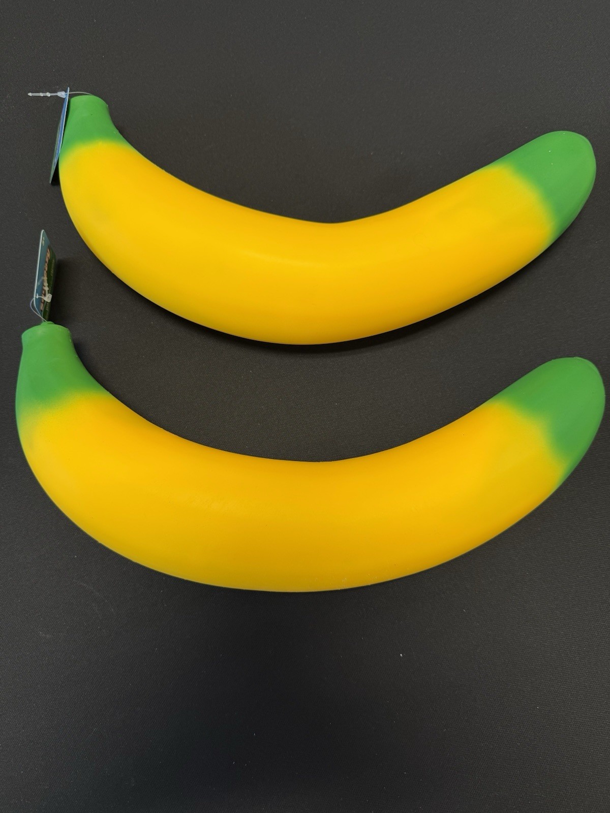 Lot 2x- SmushMart Squishy Banana Large Squeeze Lot NEW