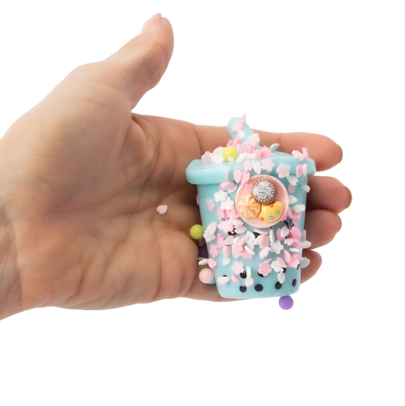 Taba Jelly Squeezeables Blue Boba Squishy, Bobby Boba Squishi Squeeze Toy USA