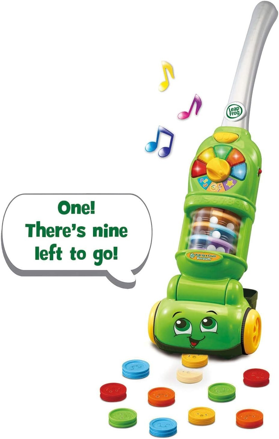 Smart ‘Pick Up and Count’ Vacuum Toy – Teaches Colors & Counting for Ages 2+