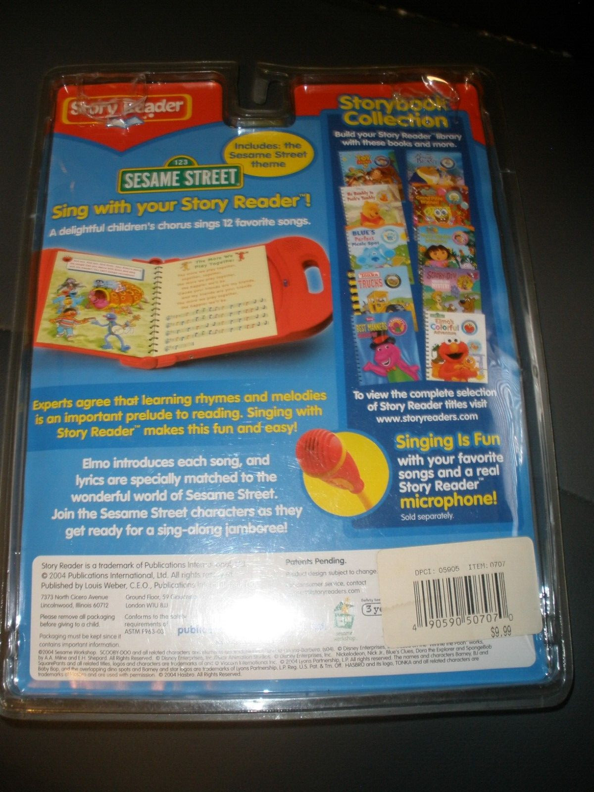 NEW Story Reader Songbook Sesame Street Elmo’s Jamboree Songs