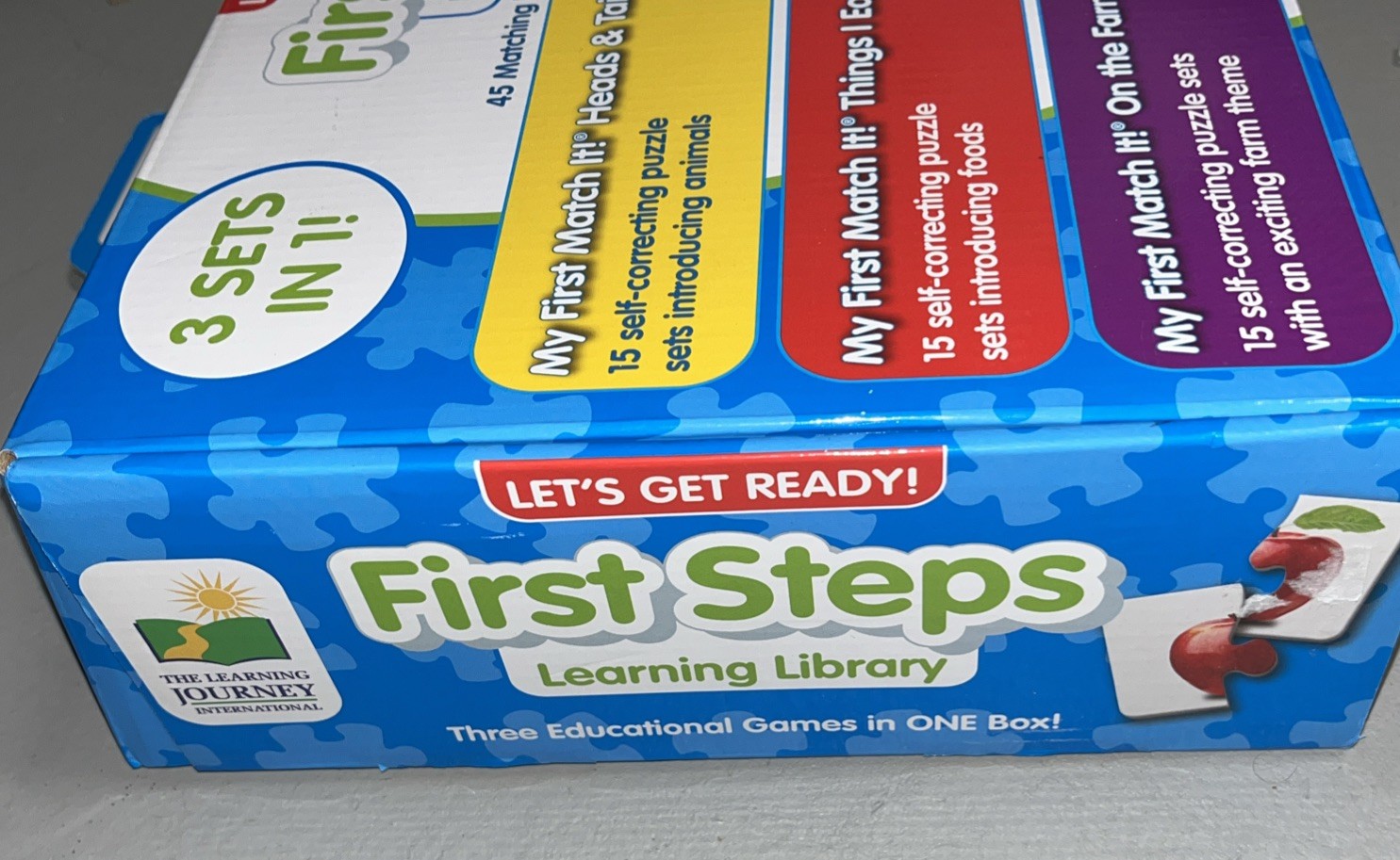 First Steps Learning Library Toddler Preschool Learning Games 3 Sets In 1!