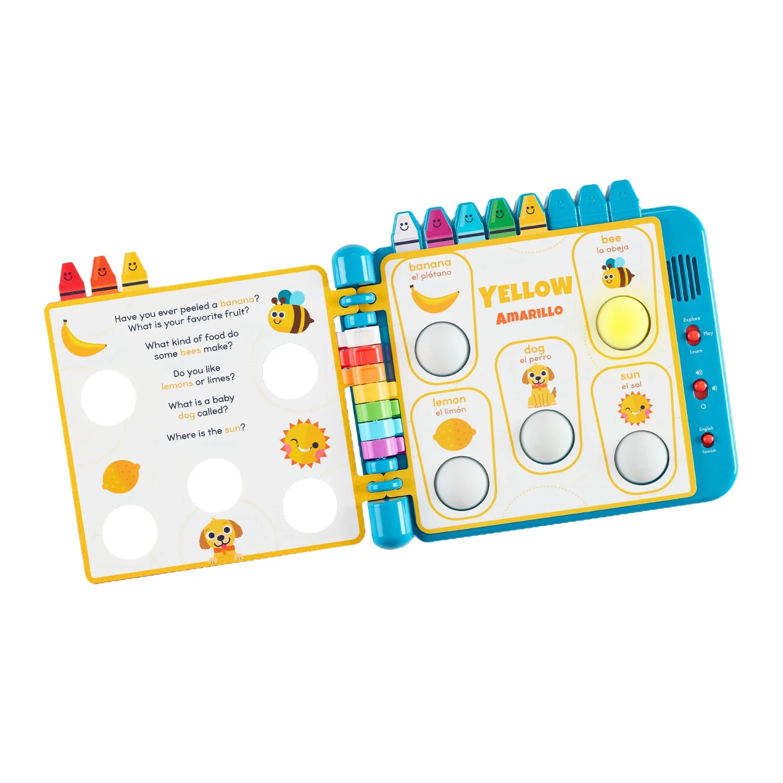 Learning Book for Children Ages 1-4 and up with 3 Modes of Play by Buffalo Games