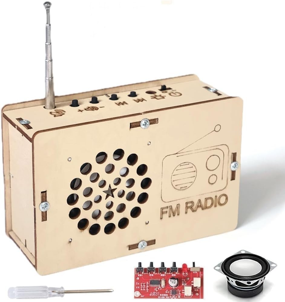 STEM Radio Kit for Kids 6-14 | DIY Electronics, Science & Circuit Project