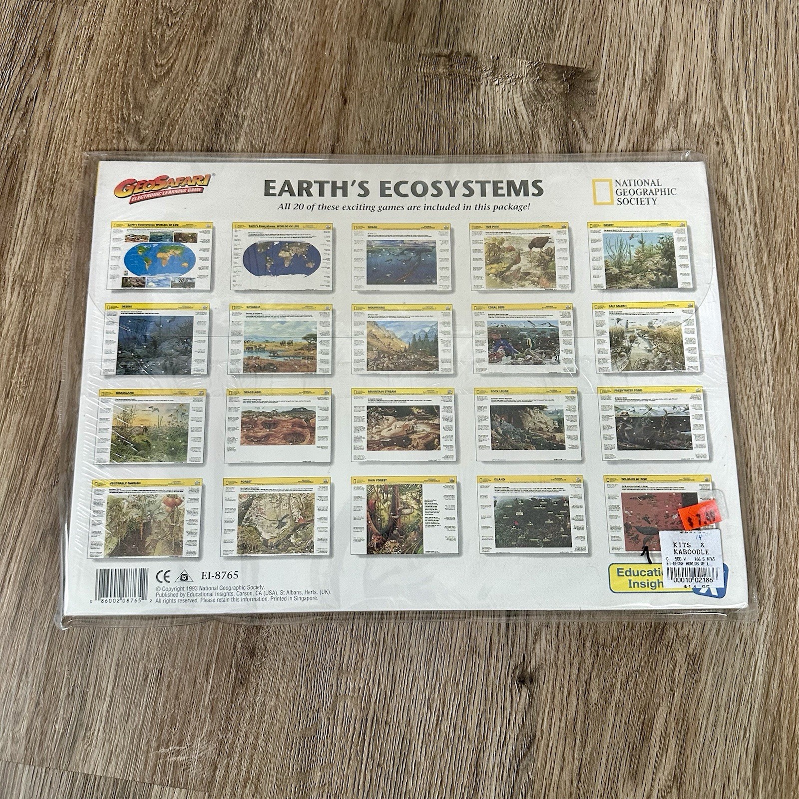GeoSafari EARTH’S ECOSYSTEMS Educational Learning Complete Cards EI-8765 New