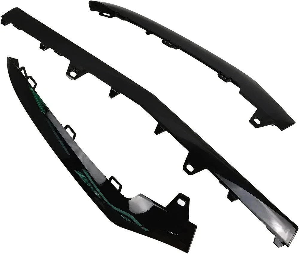 3 X Front Bumper Cover Lower Grille Trim Molding fit for 2014-2016 Mercedes E…