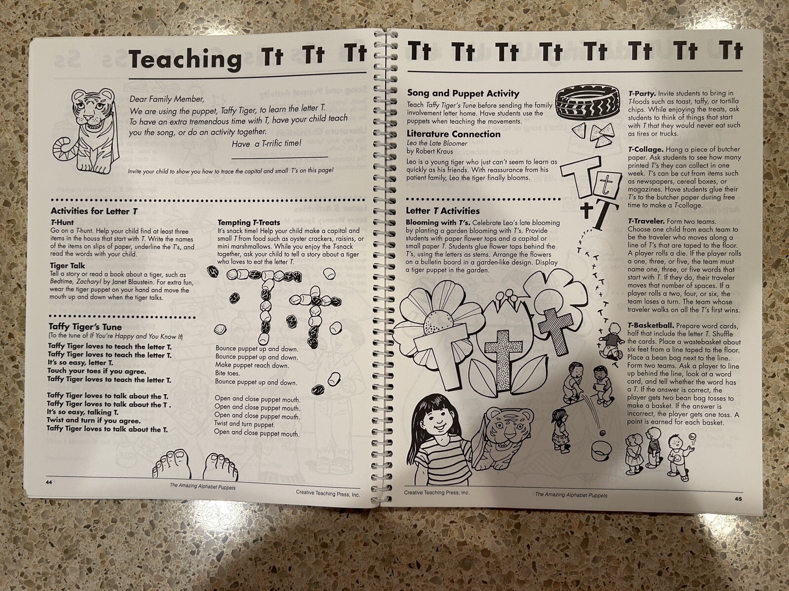 The Amazing Alphabet Puppets: Family Involvement Activities Every Letter