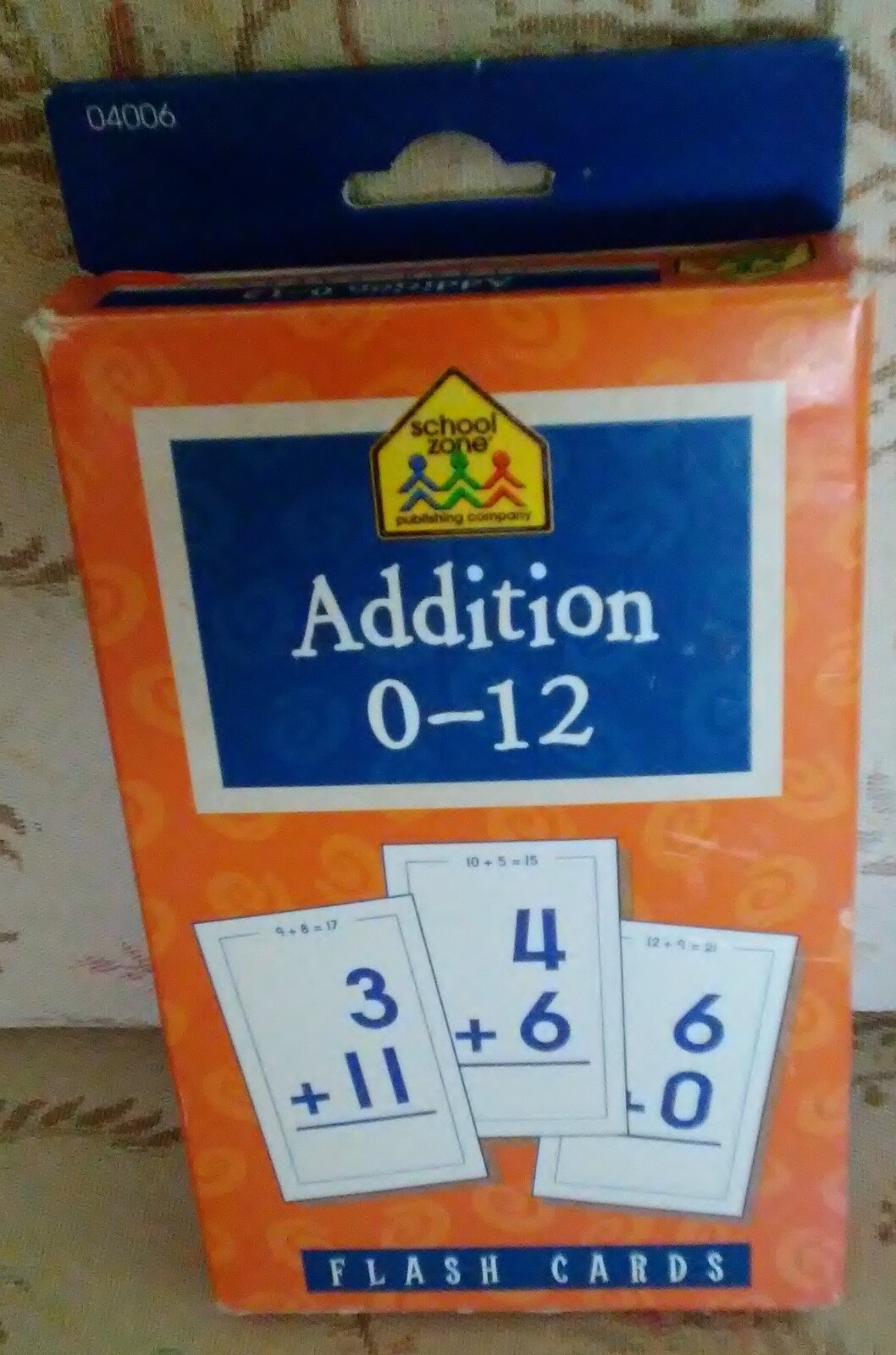 GR 22 Flash Cards: School Zone Addition 0 – 12 Flash Cards for Ages 6 and Up