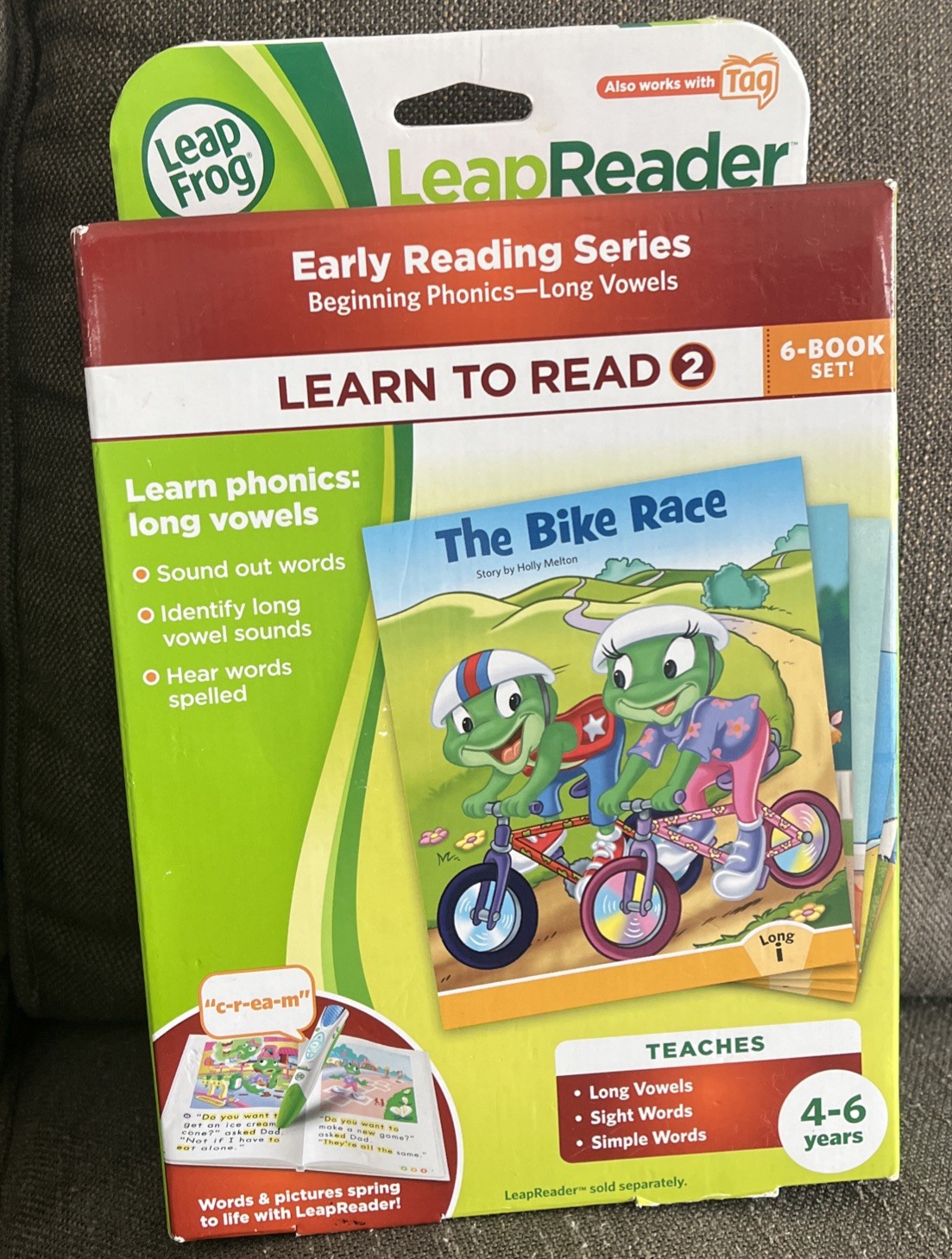 Leapfrog Leapreader LEARN TO READ 2 Reading Series 2 works W/TAG *New See below*
