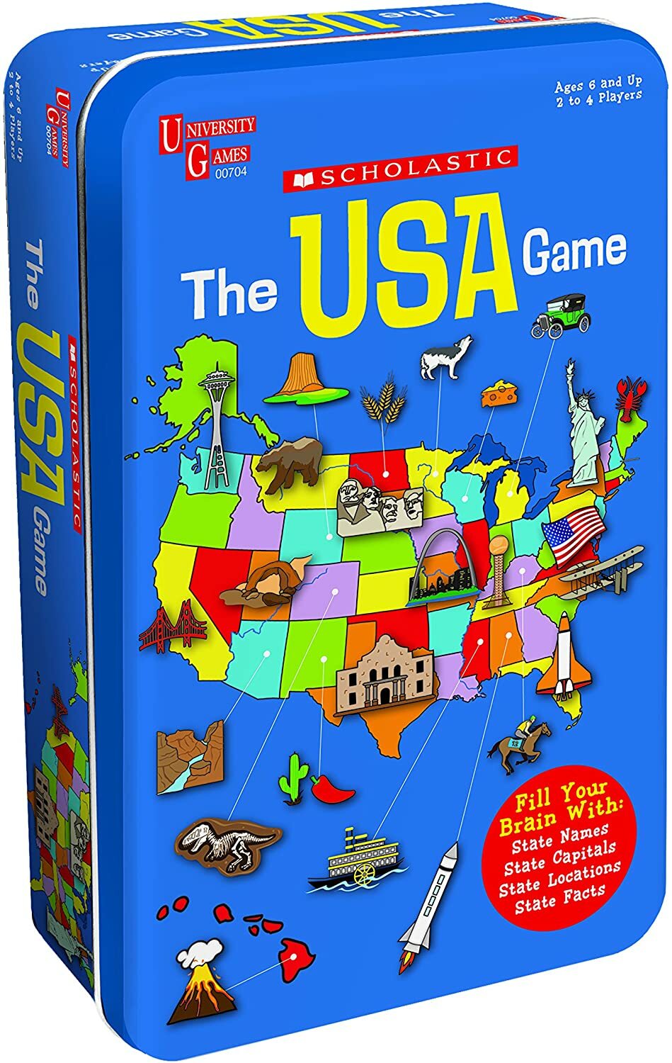 The USA Game – University Games Scholastic – Ages 6+ | 2-4 players