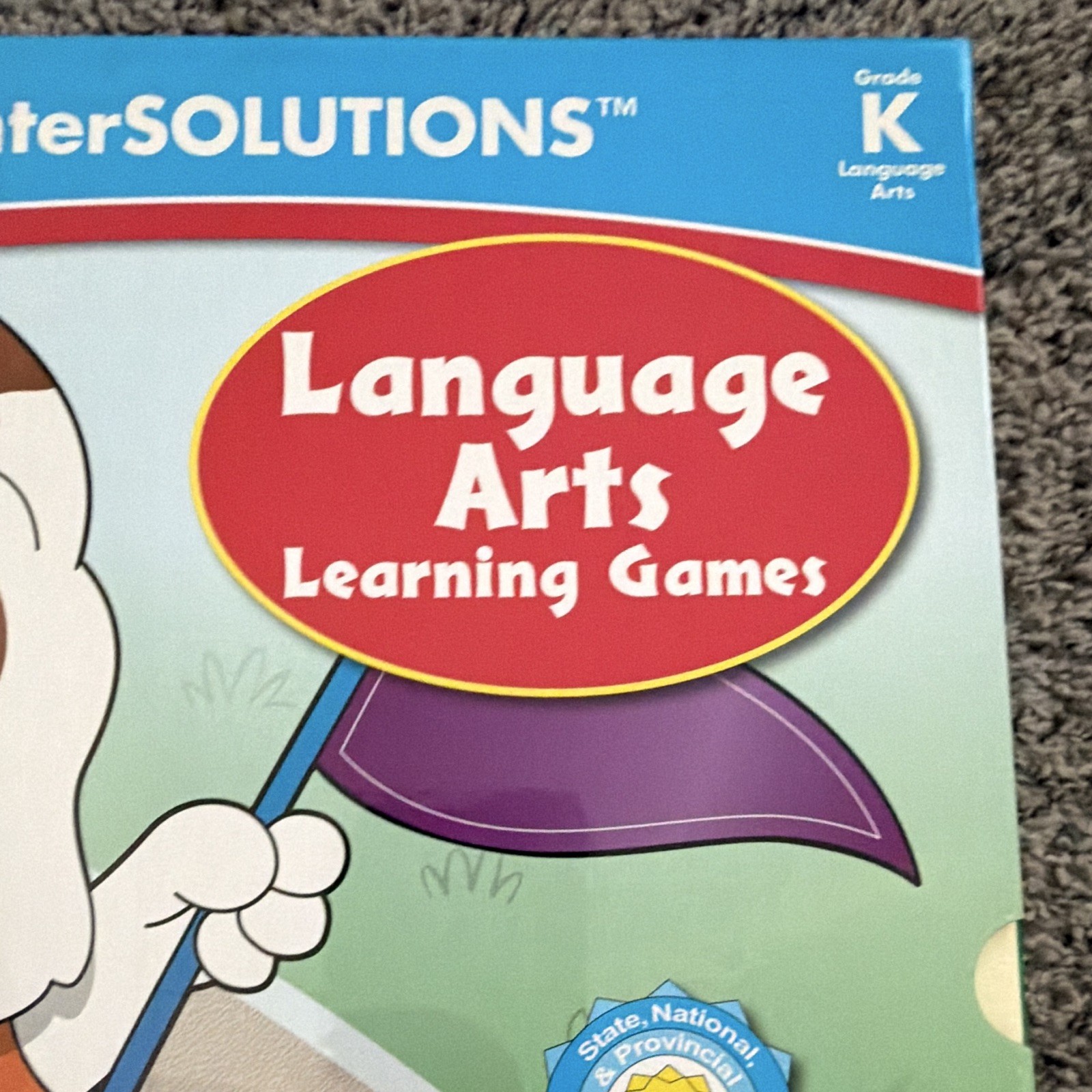 Carson-Dellosa CenterSOLUTIONS Grade K Language Arts Learning Games