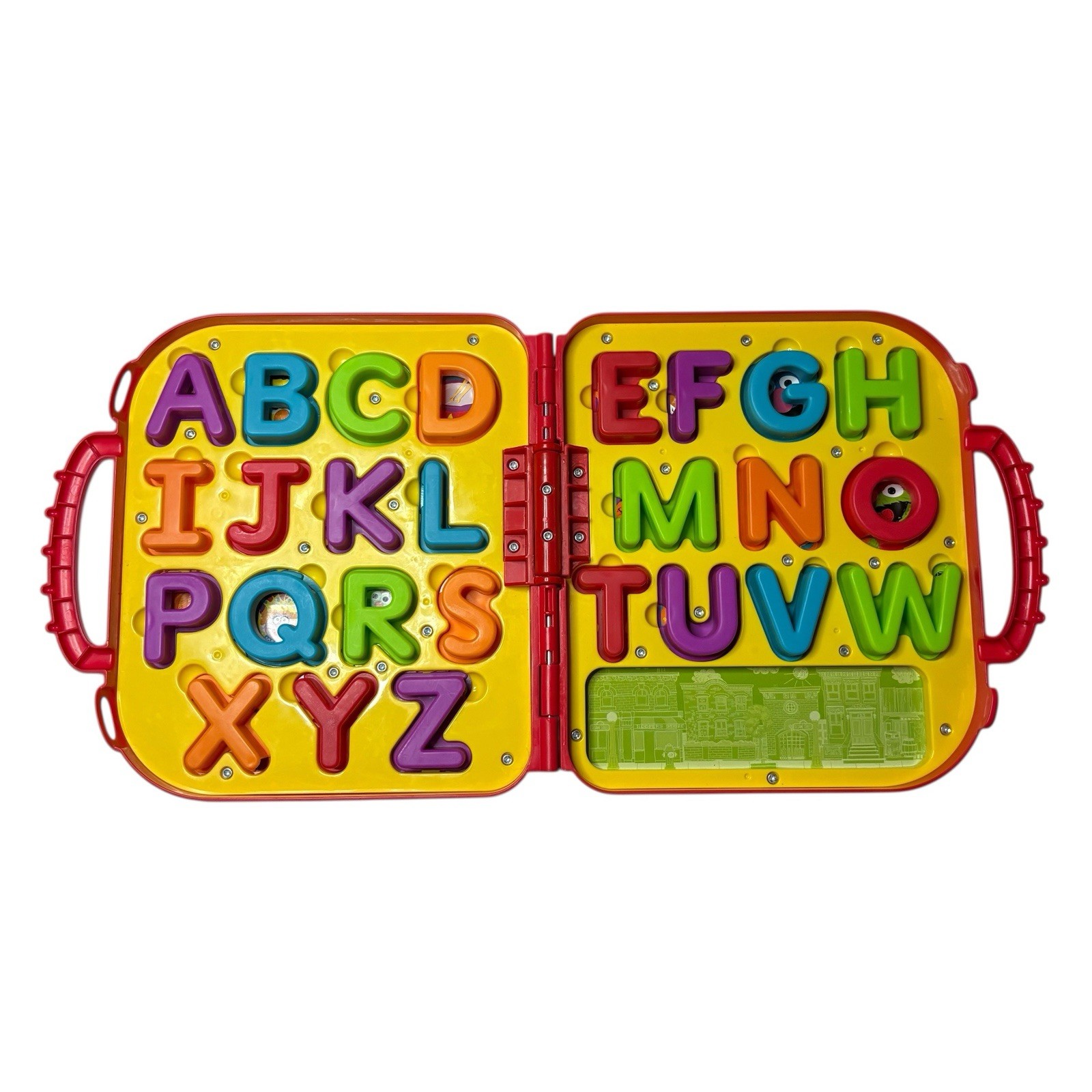 Sesame Street Elmo On The Go ABC Alphabet Letters & Carry Case – Complete Set