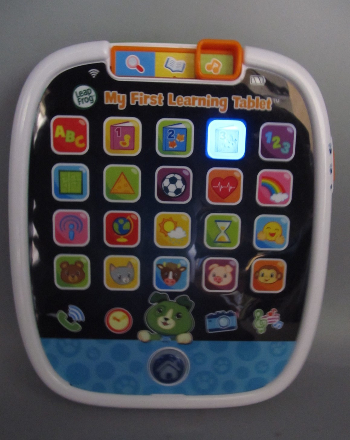 Leap Frog My First Learning Tablet Scout Ages 12M + Numbers Play Music Lights Up