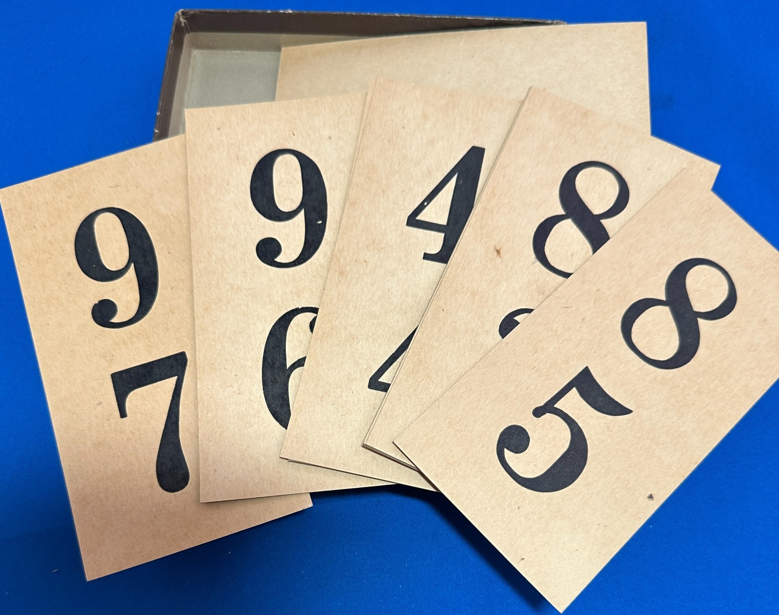 Vintage Harter’s Sight Drill Cards – Add Subtract & Multiply – Educational