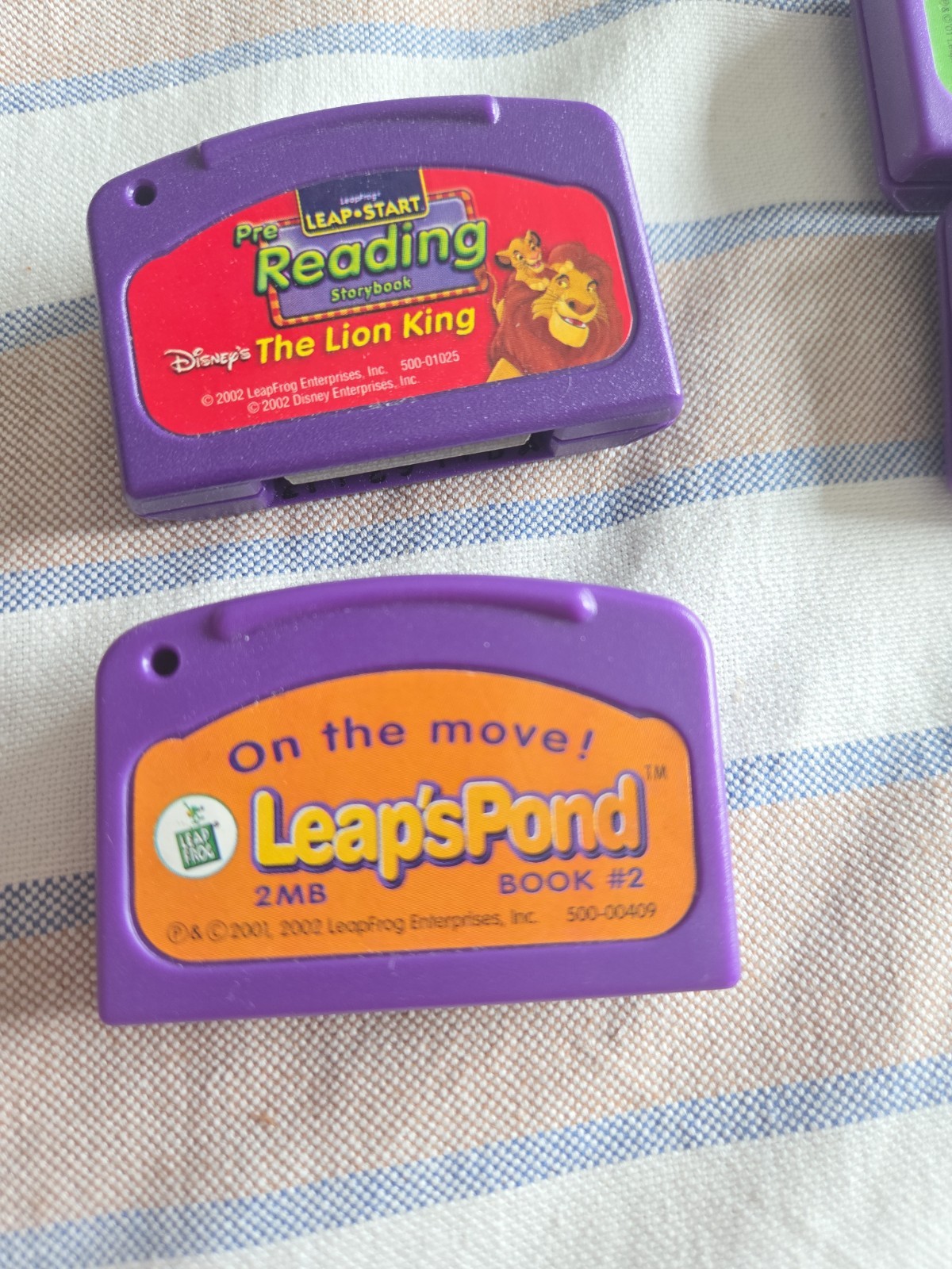 LeapFrog LeapPad Game Cartridges Lot of 24-Lion King, Monsters Inc, Scooby Doo