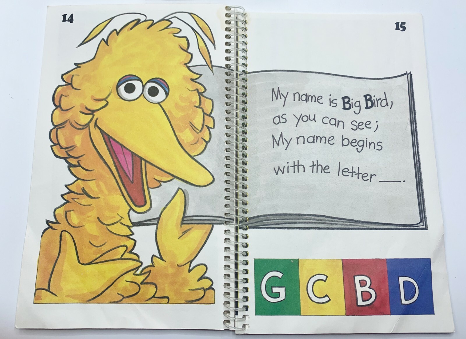 Vintage Playskool TALK ‘N PLAY Book & Cassette Manual Sesame Street
