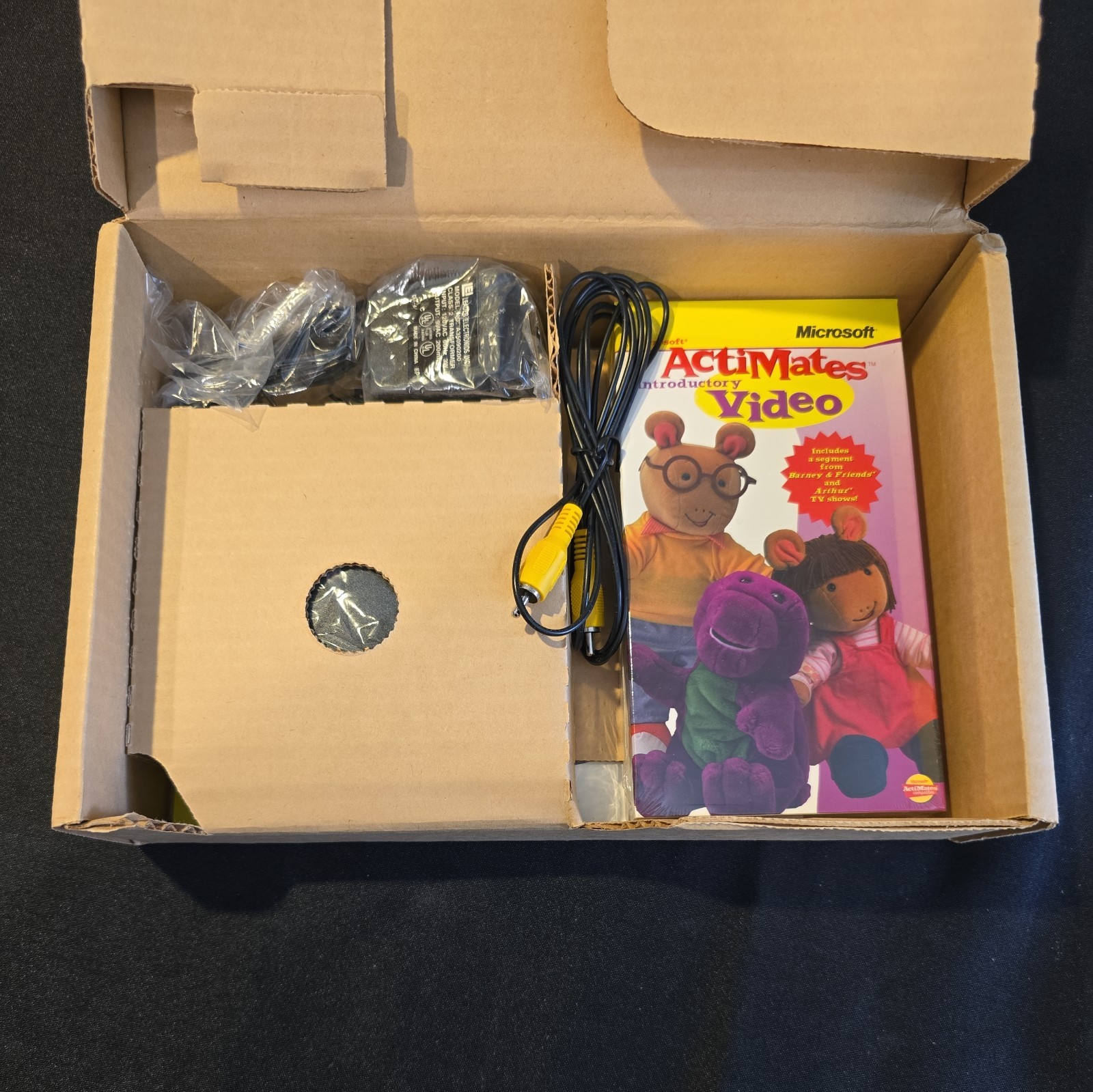 Microsoft Actimates Tv Pack for Interactive Barney Arthur Plush Talking Open Box