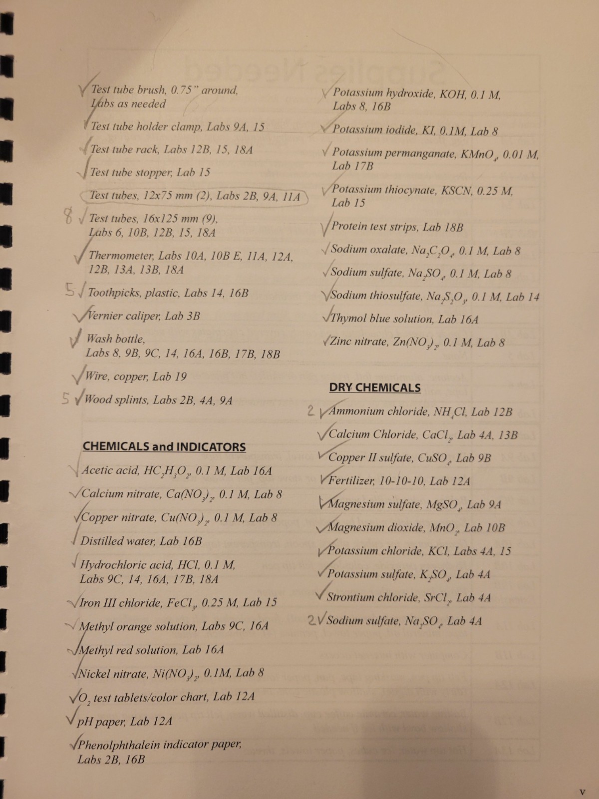 Lab Kit for BJU Press Chemistry 4th Ed Homeschool high school by Logos Science