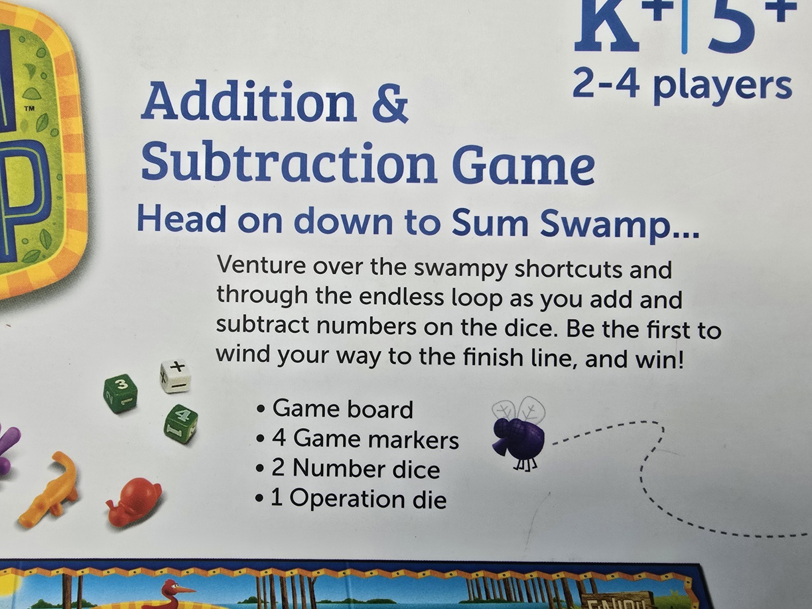 Learning Resources Age 5+ Sum Swamp Addition & Subtraction , 2- 4 Players