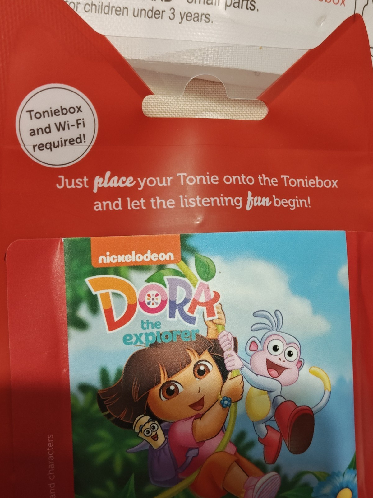 Tonies Dora The Explorer Backpack Audio Toy English/Spanish Toniebox Nickelodeon