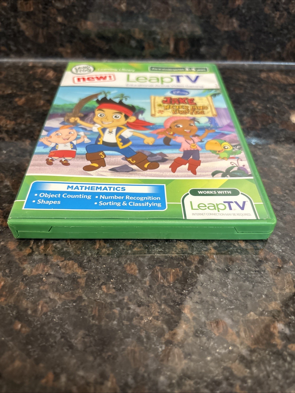 Leap Frog Leap TV Disney Jake and the Never Land Pirates Educational Video Game