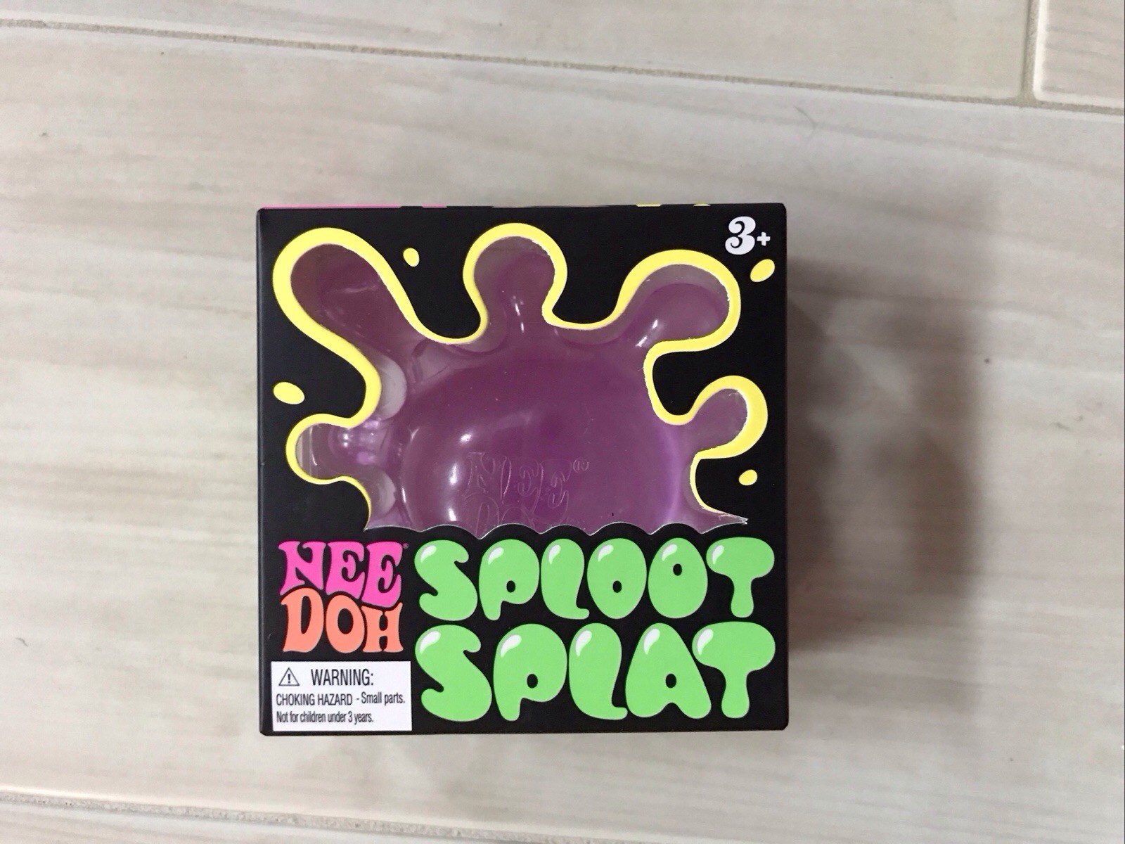Purple NeeDoh SPLOOT SPLAT, Nee Doh Splatter Fidget, Nee-doh SplootSplat Squishy