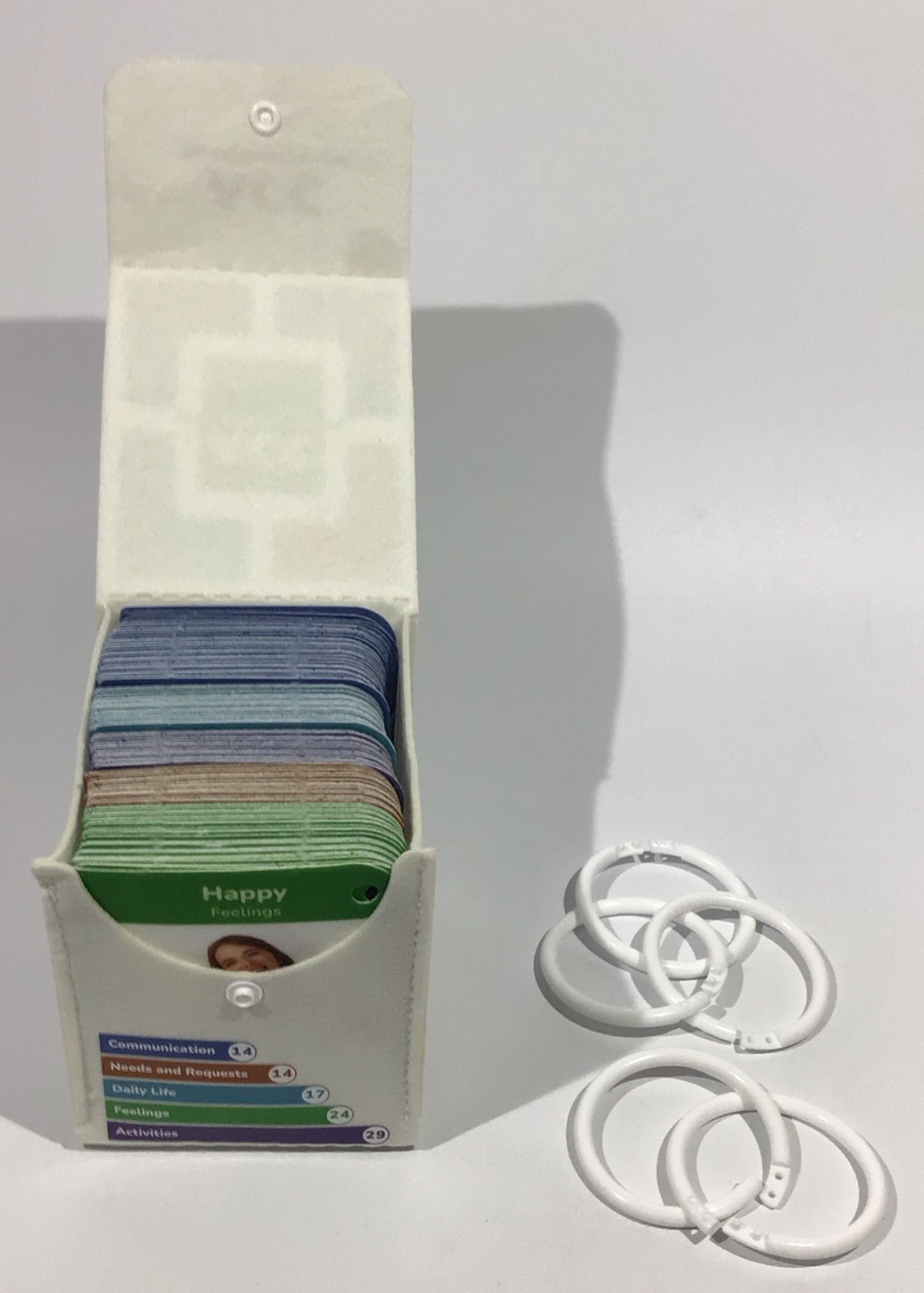 Adult Communication Cards, 98 PCS Flash Cards, CHEFAN Non Verbal Speech Thera…