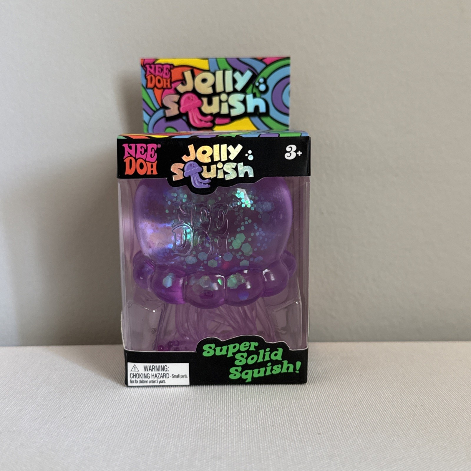 Authentic Full Set Schylling NeeDoh Jelly Squish Blue / Pink / Purple – Sealed