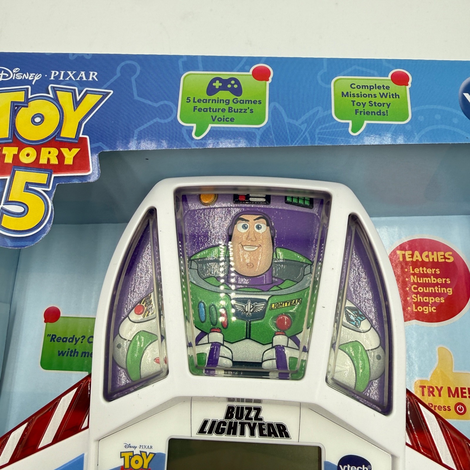 VTech Toy Story 5 Buzz Lightyear Game & Go, Interactive Learning Toy, 3y+