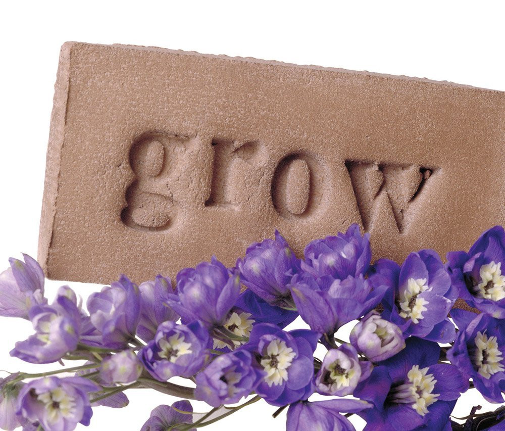 Press in Letters and Numbers Stone Concrete Stamps – Lowercase