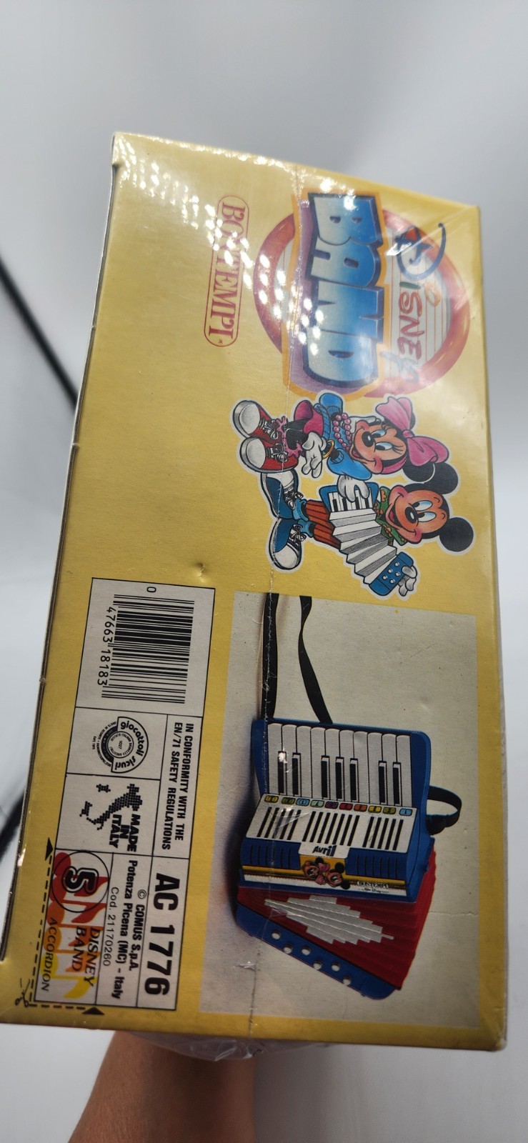 Vintage The Walt Disney Company Band Accordio Music Method “7Note 7Color” ITALY