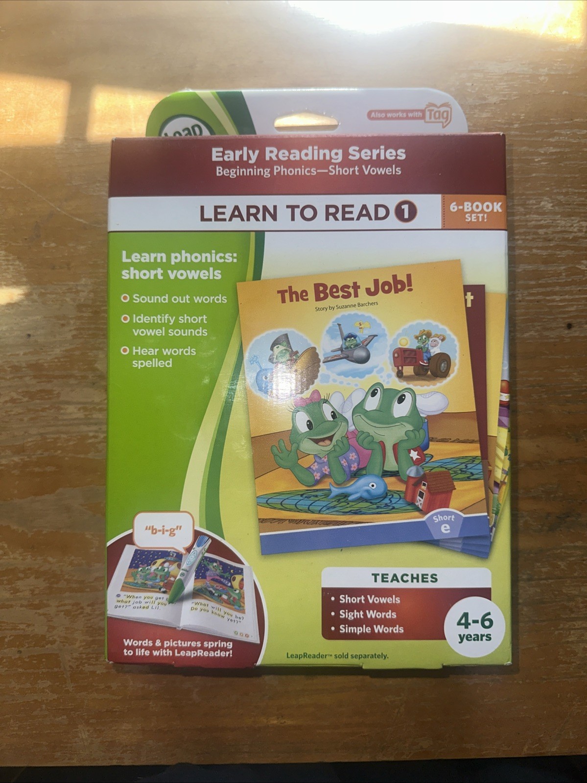Leap Frog Leap Reader Interactive 6 BOOK SET Learn to Read 1 New