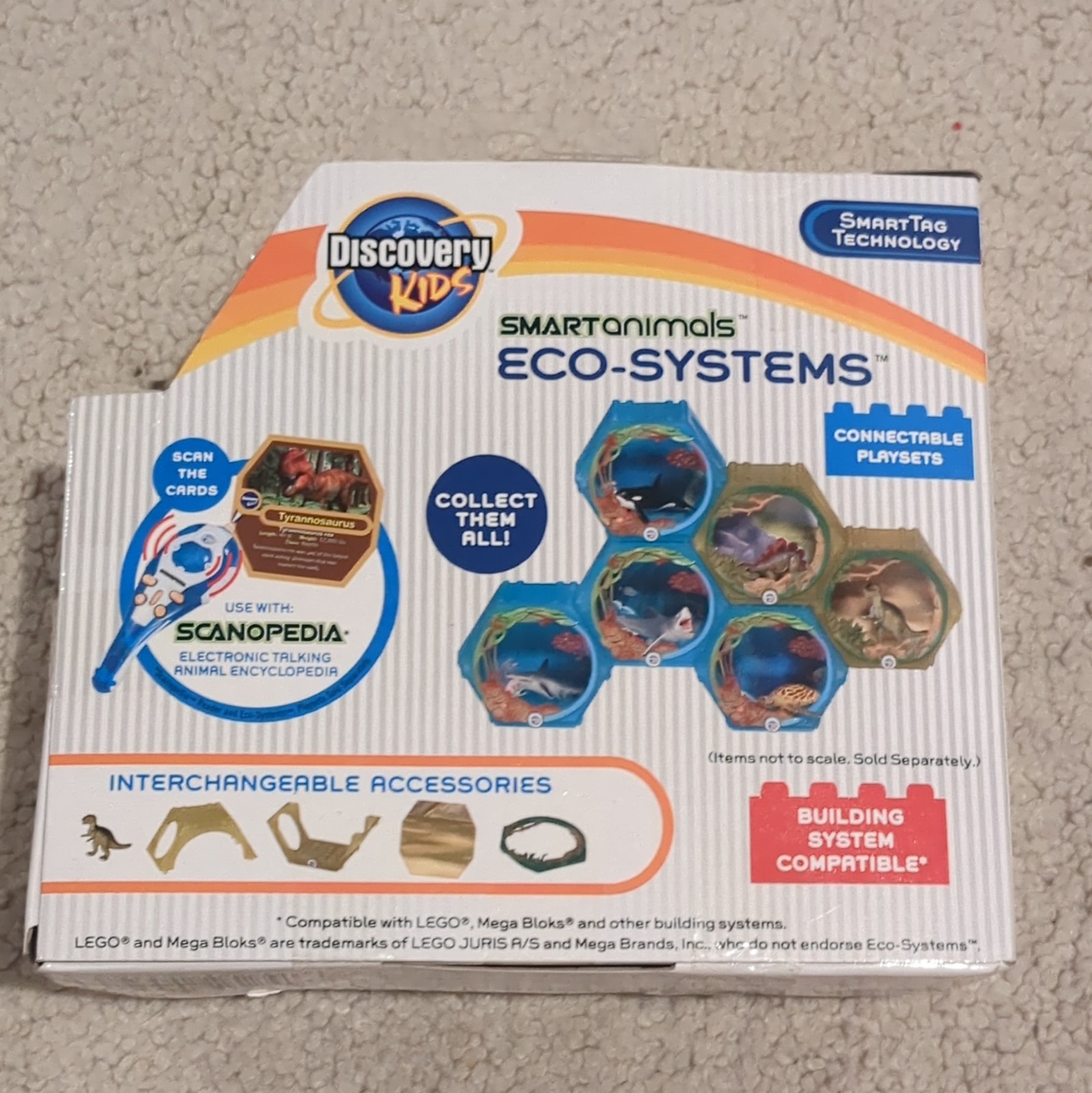 Discovery Jakks Pacific kids Smart animals eco-systems T-Rex New Old Stock HTF