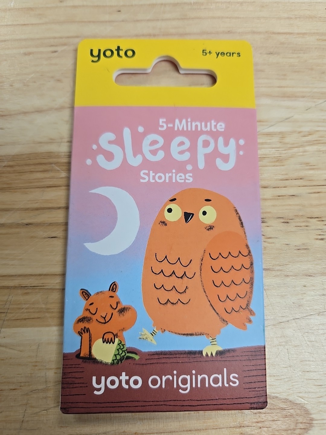 NEW Yoto Audio Player Card 5-Minute Sleepy Stories