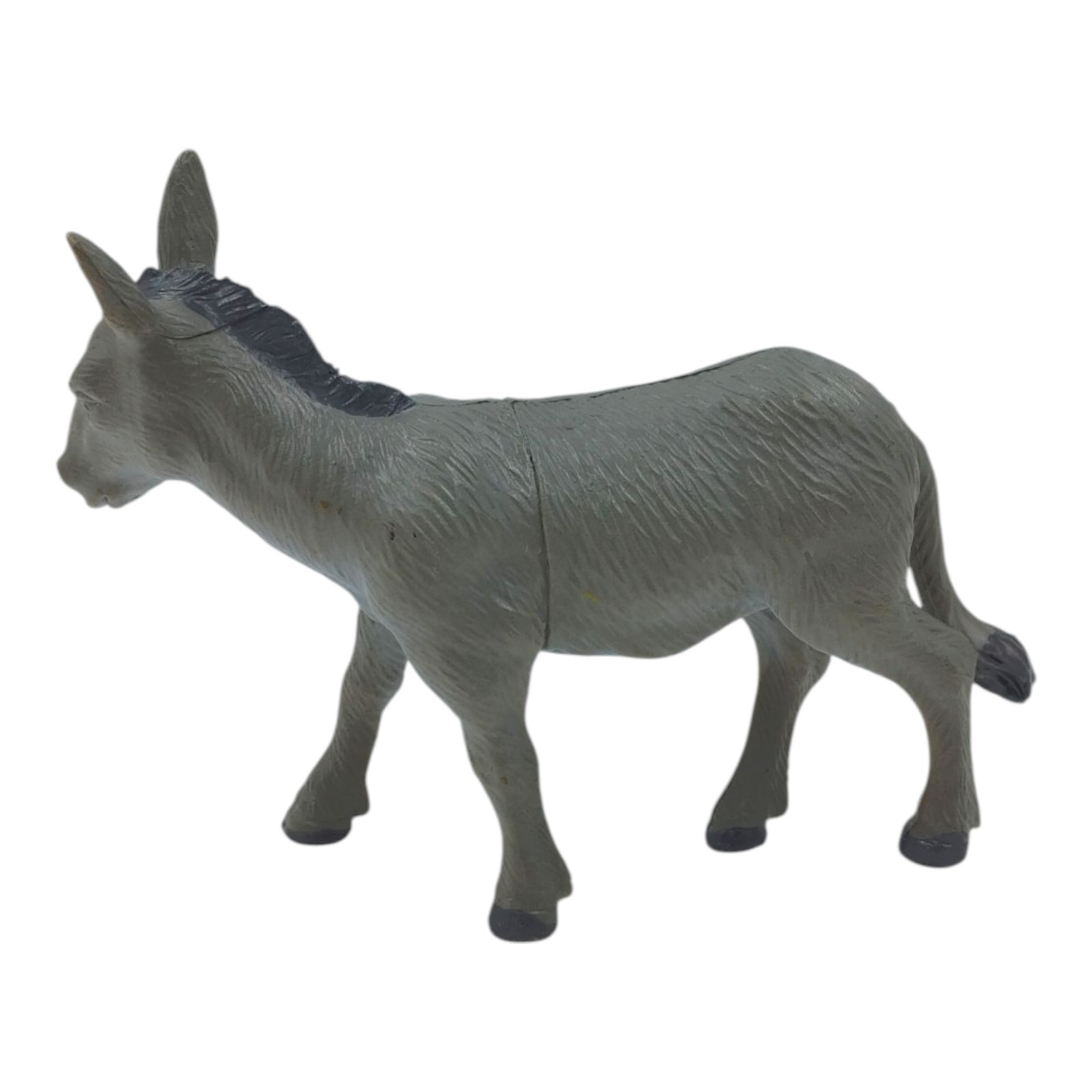 Toy Major Realistic Gray Donkey Figure Burro Farm Ranch Country Plastic 1999