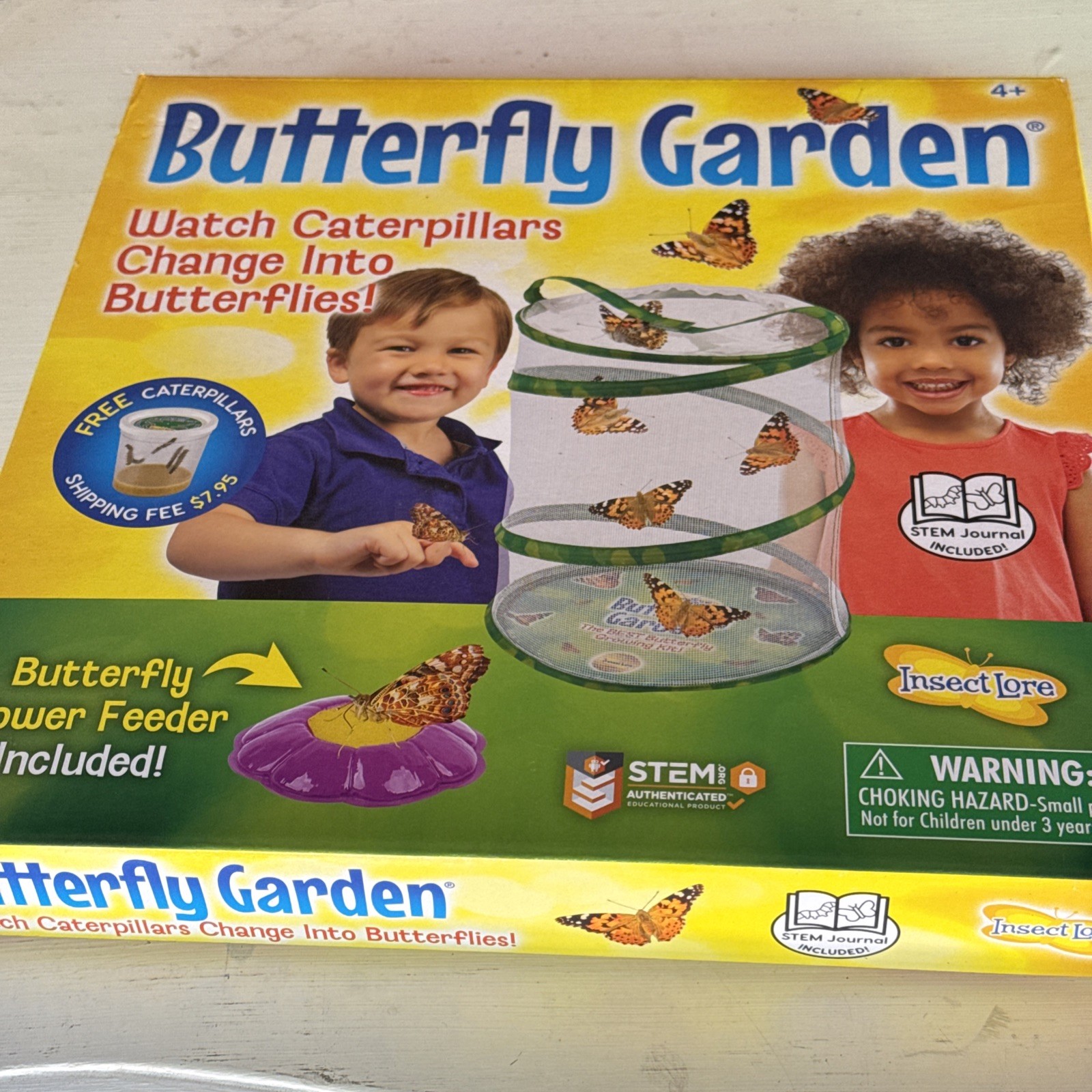 Insect Lore Butterfly Garden Pop Up Net Bug Habitat 1010 New